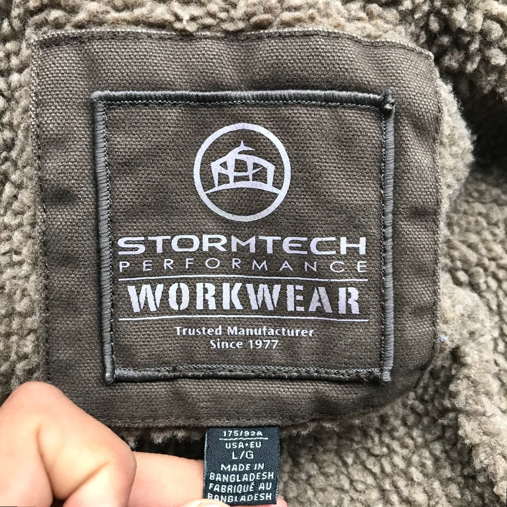 Stormtech Stormtech Performance Workwear Sherpa Canvas Jacket Mens Large Brown Size US L / EU 52-54 / 3 - 4 Thumbnail