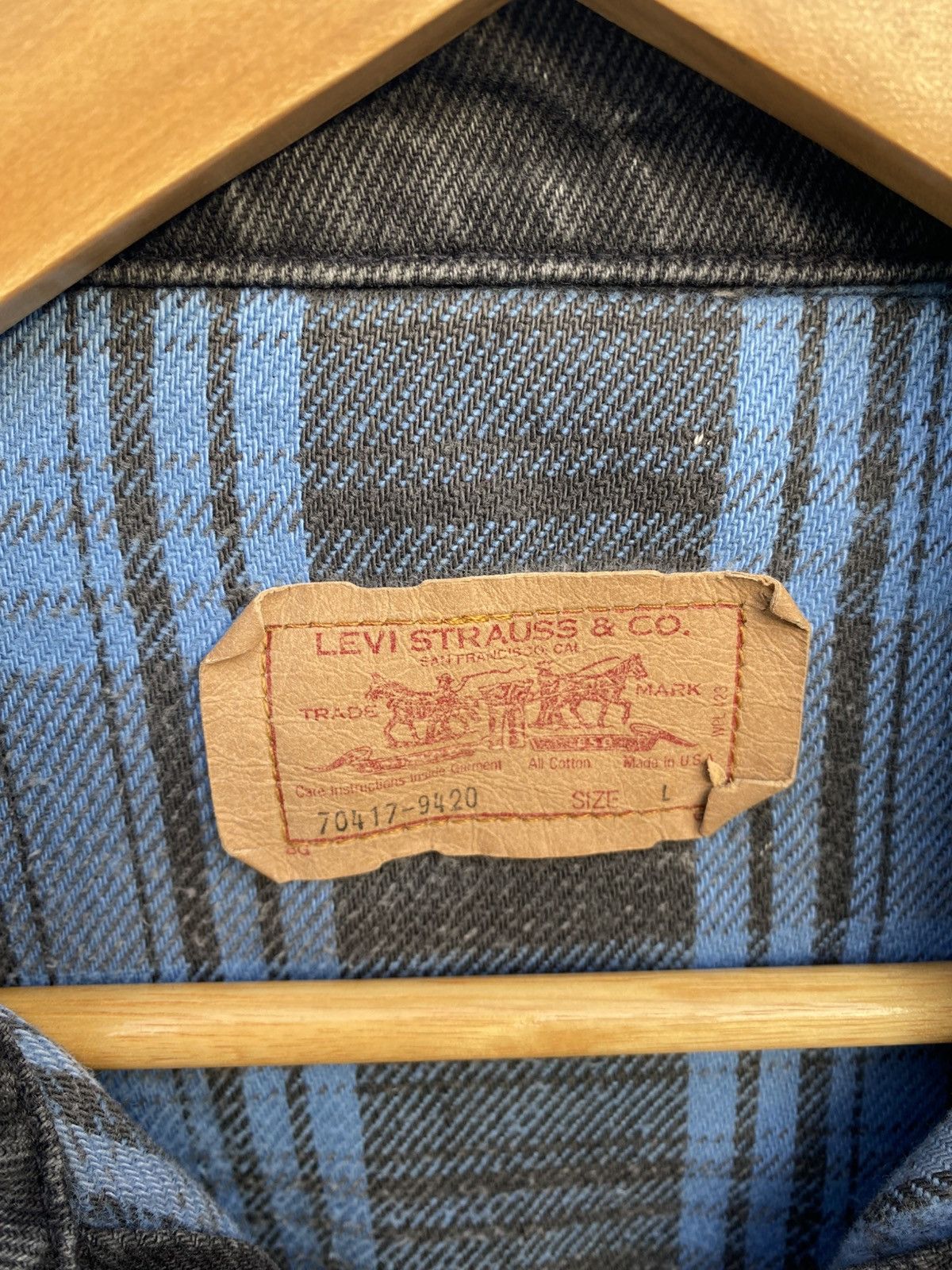 Levi's Vintage Levi’s galactic wash baggy trucker jacket Size US L / EU 52-54 / 3 - 10 Thumbnail