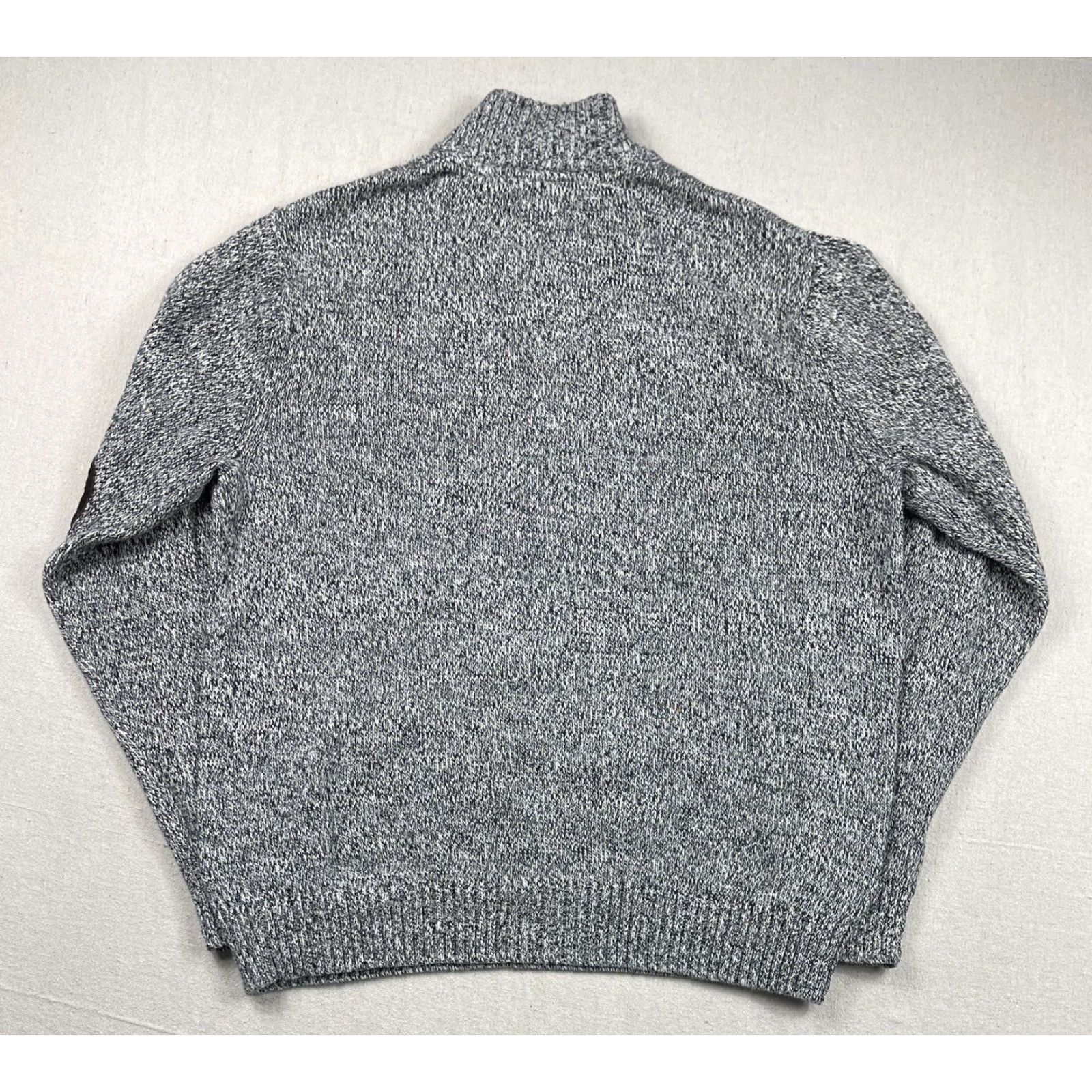 Chaps Chaps Men’s Knit Sweater Sz L Corduroy 1/4 Button Elbow Patches Crest Logo Y2K Size US L / EU 52-54 / 3 - 3 Thumbnail