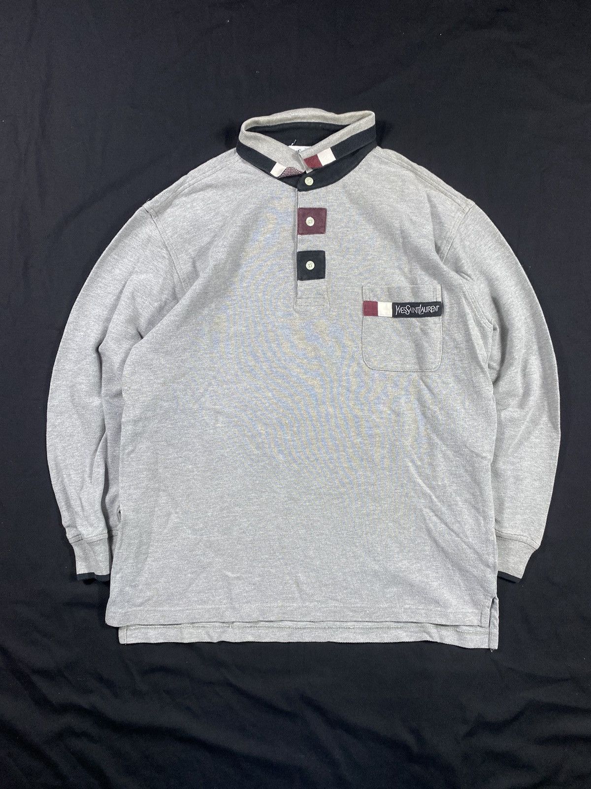 Yves Saint Laurent YvesSaintLaurent poor Homme polo long slevee Size US L / EU 52-54 / 3 - 1 Thumbnail