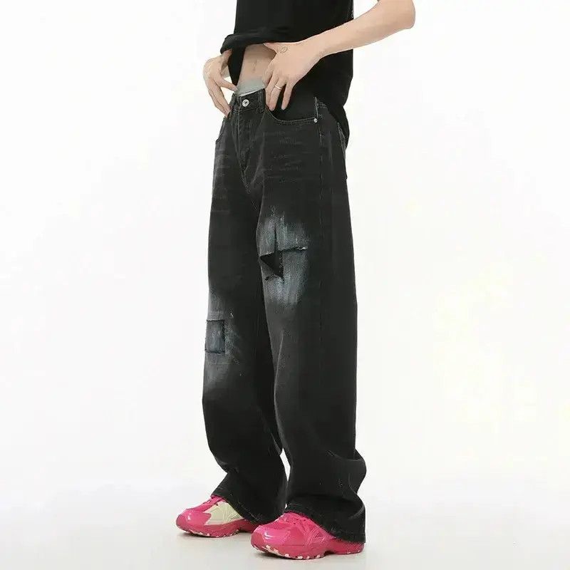 Japanese Brand Y2k retro loose jeans Size US 32 / EU 48 - 1 Thumbnail