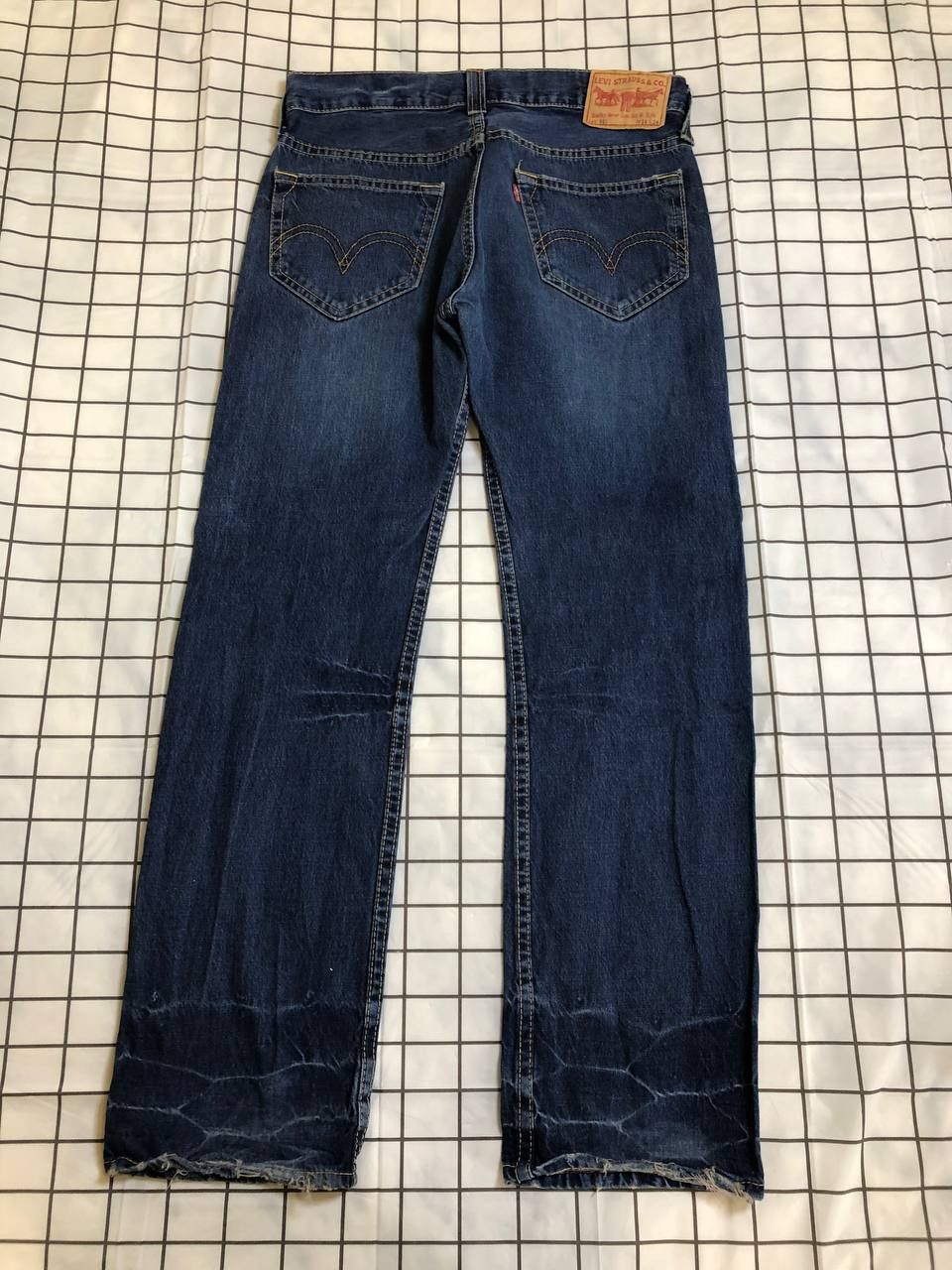 Levi's Levis 901 Relaxed Straight Leg Fit Cotton Denim Jean Size US 34 / EU 50 - 20 Thumbnail