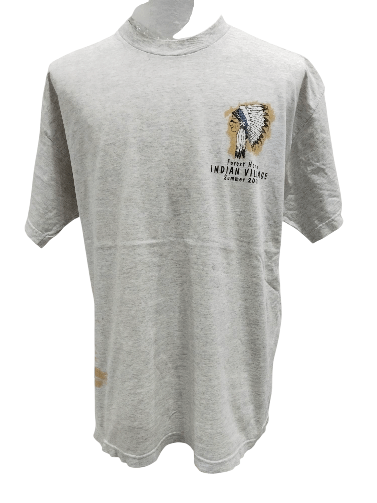 Indian Motorcycle × Vintage Vintage 90s Forest Home Indian Village Summer Tshirt Size US XL / EU 56 / 4 - 1 Thumbnail