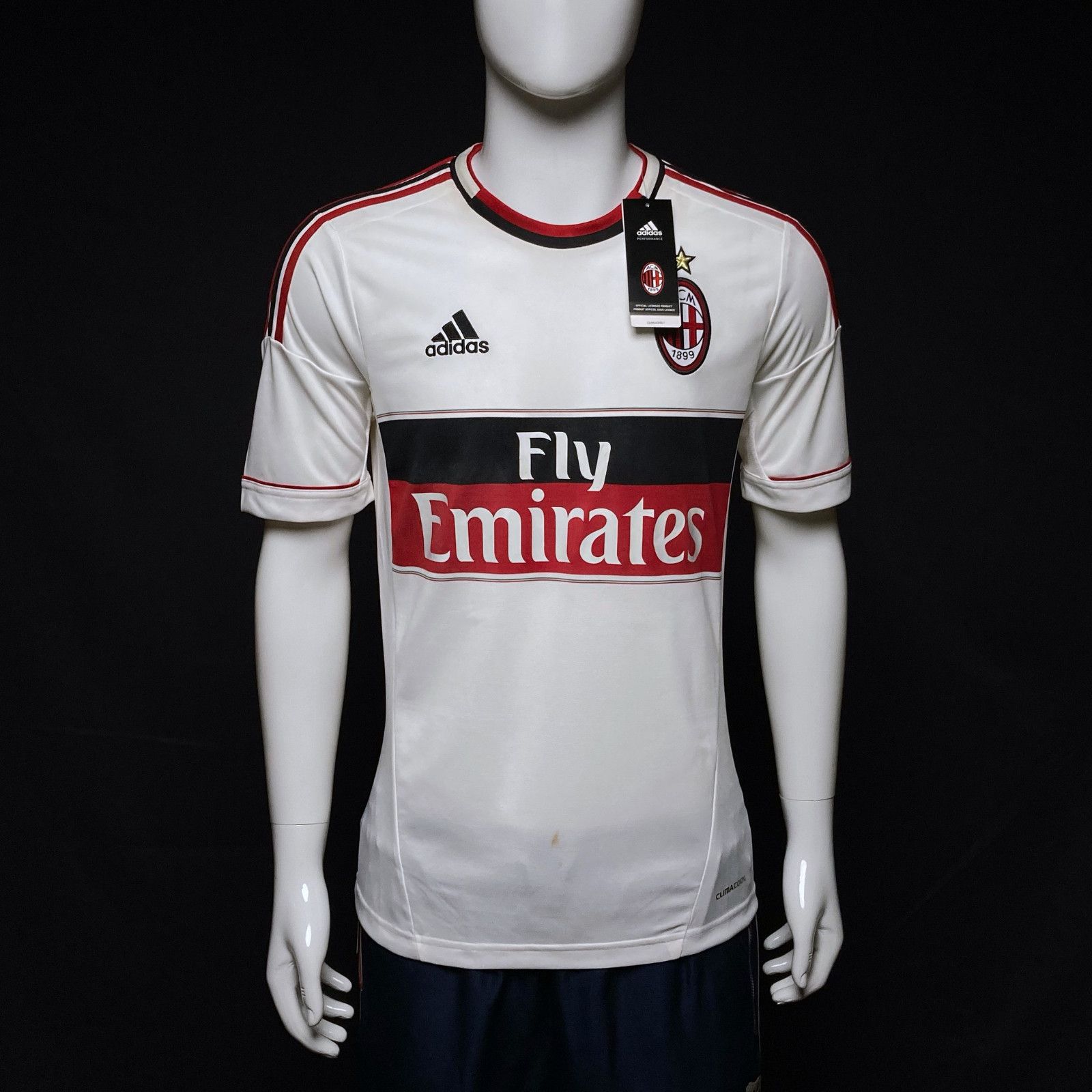 Adidas Soccer Jersey AC Milan 2012-13 Away Adidas X23688 Size US S / EU 44-46 / 1 - 1 Thumbnail