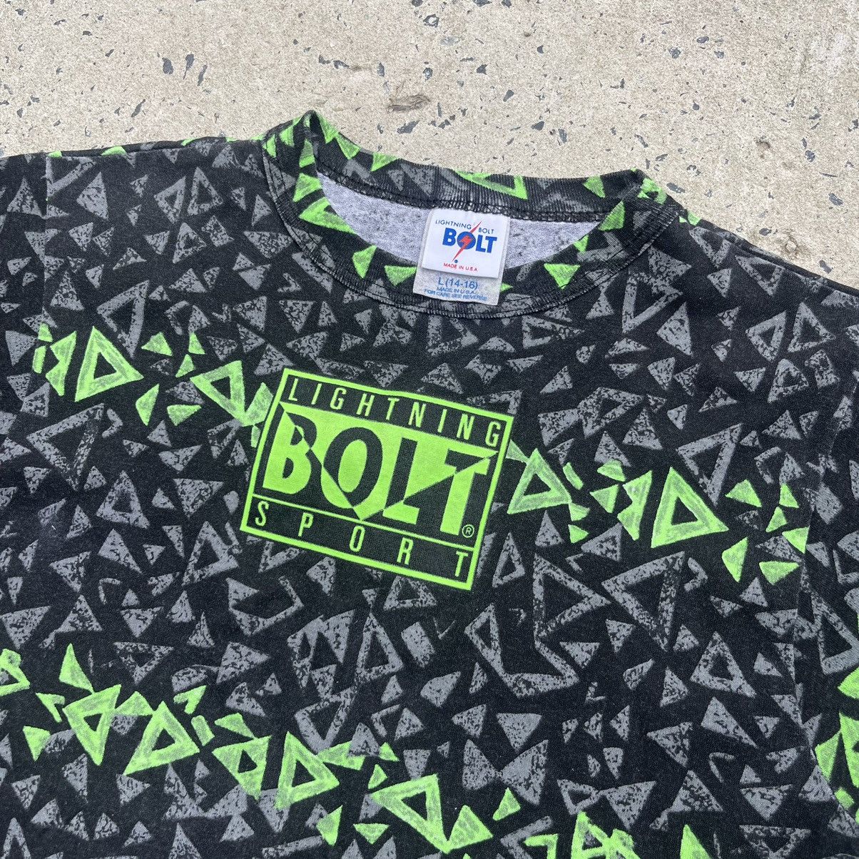 Lightning Bolt Vintage 90s LIGHTNING BOLT SPORT Single Stitch Shirt Size US XS / EU 42 / 0 - 2 Thumbnail
