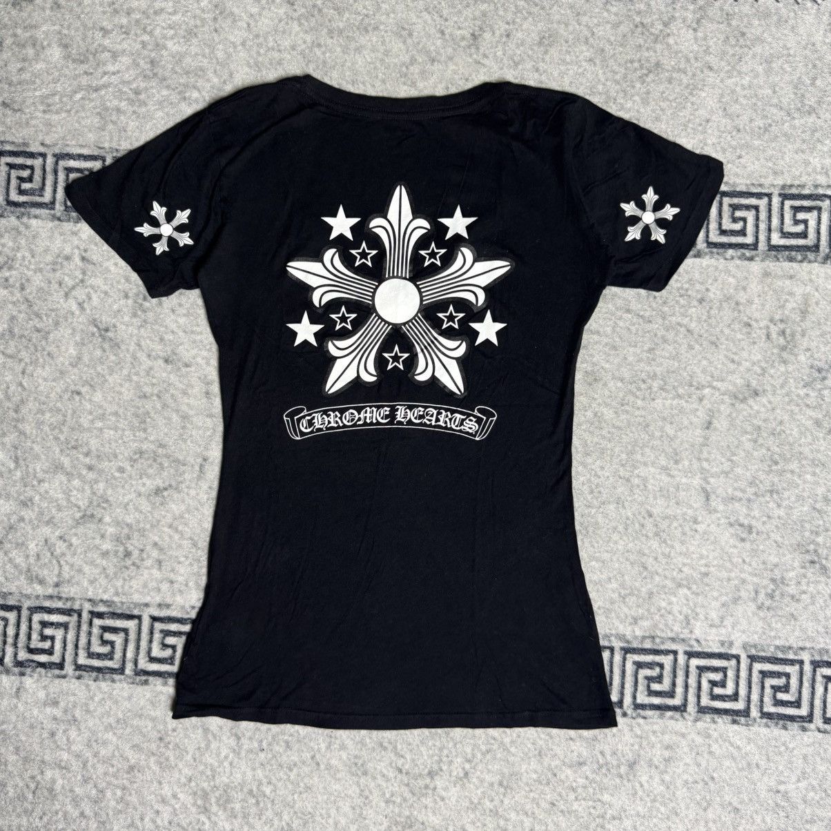 Chrome Hearts Chrome Hearts - Ninja Star Fleur V-Neck Size S / US 4 / IT 40 - 2 Thumbnail