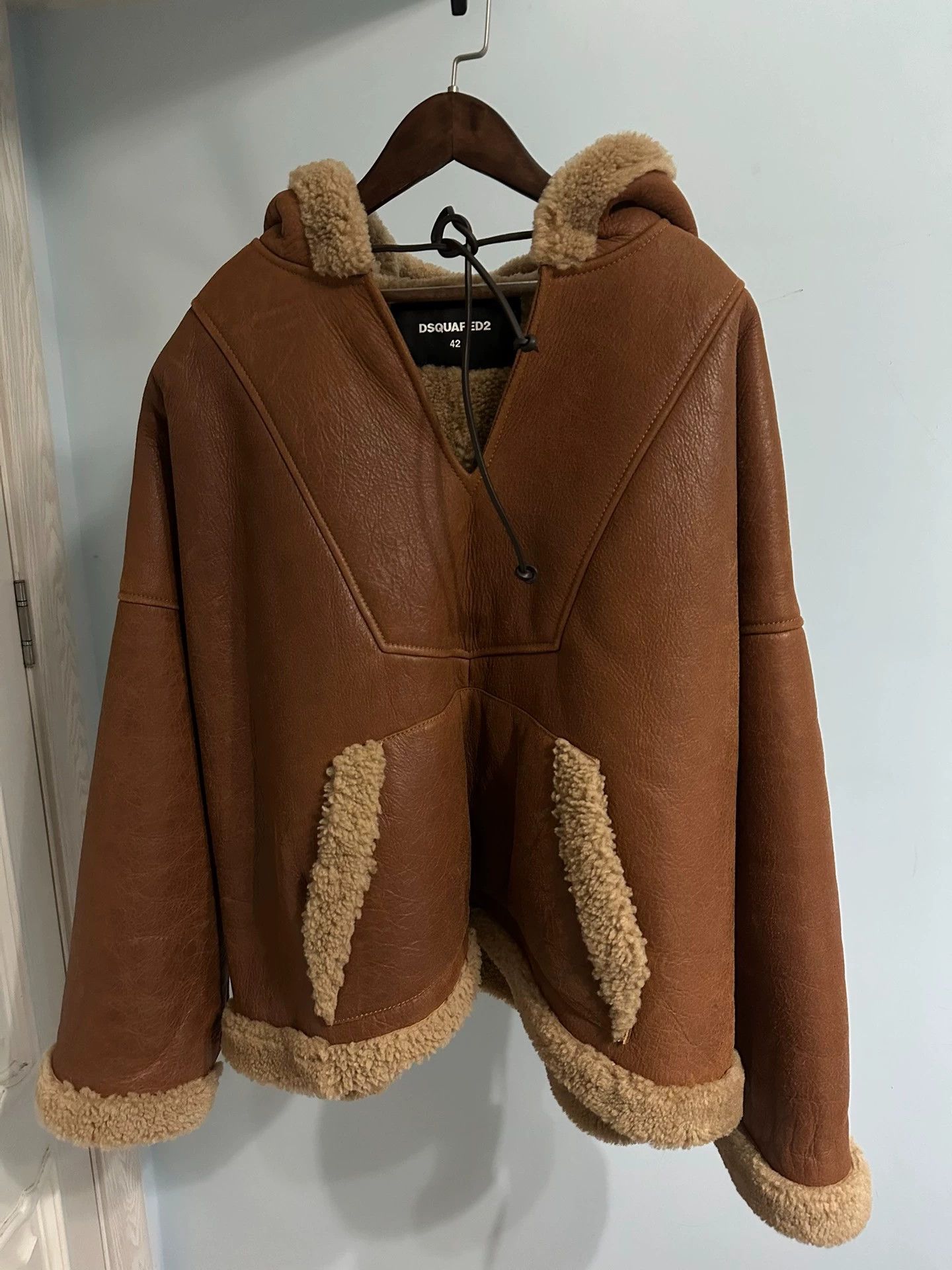 Dsquared2 DSQUARED2 Shearling Thick Casual Cute Coat 9/10 Size M / US 6-8 / IT 42-44 - 3 Thumbnail