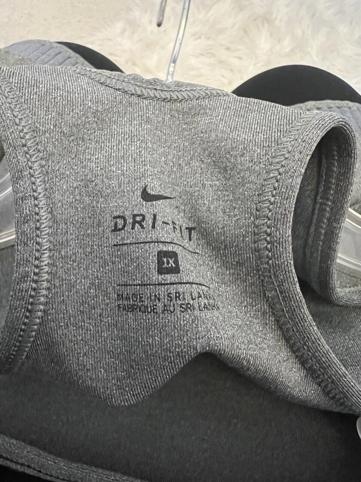 Nike Nike Women's Dri-Fit Sports Bra Gray 1X Size ONE SIZE - 3 Thumbnail
