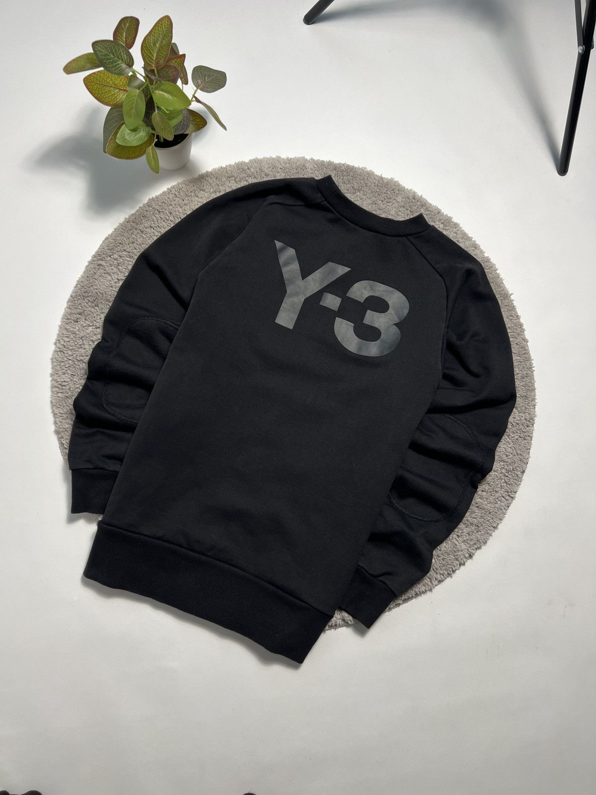 Rare Adidas Y3 Yohji Yamamoto Big Logo Sweatshirt Y2K