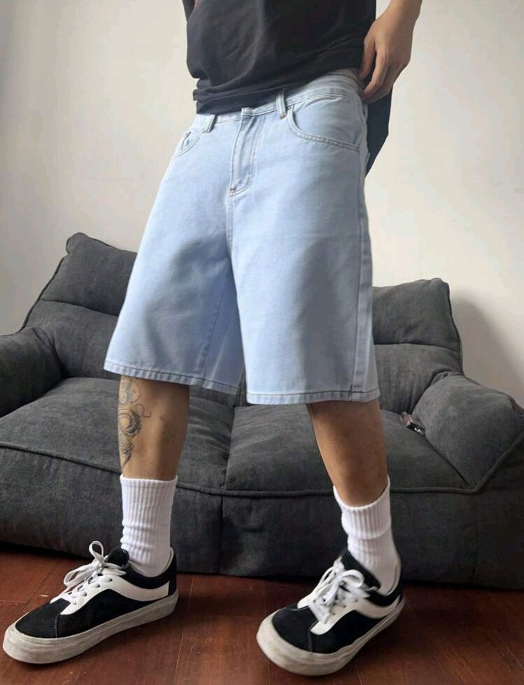 Japanese Brand × Vintage Dads Denim Shorts Vintage Style Y2K Grown Ups Size US 35 - 6 Thumbnail