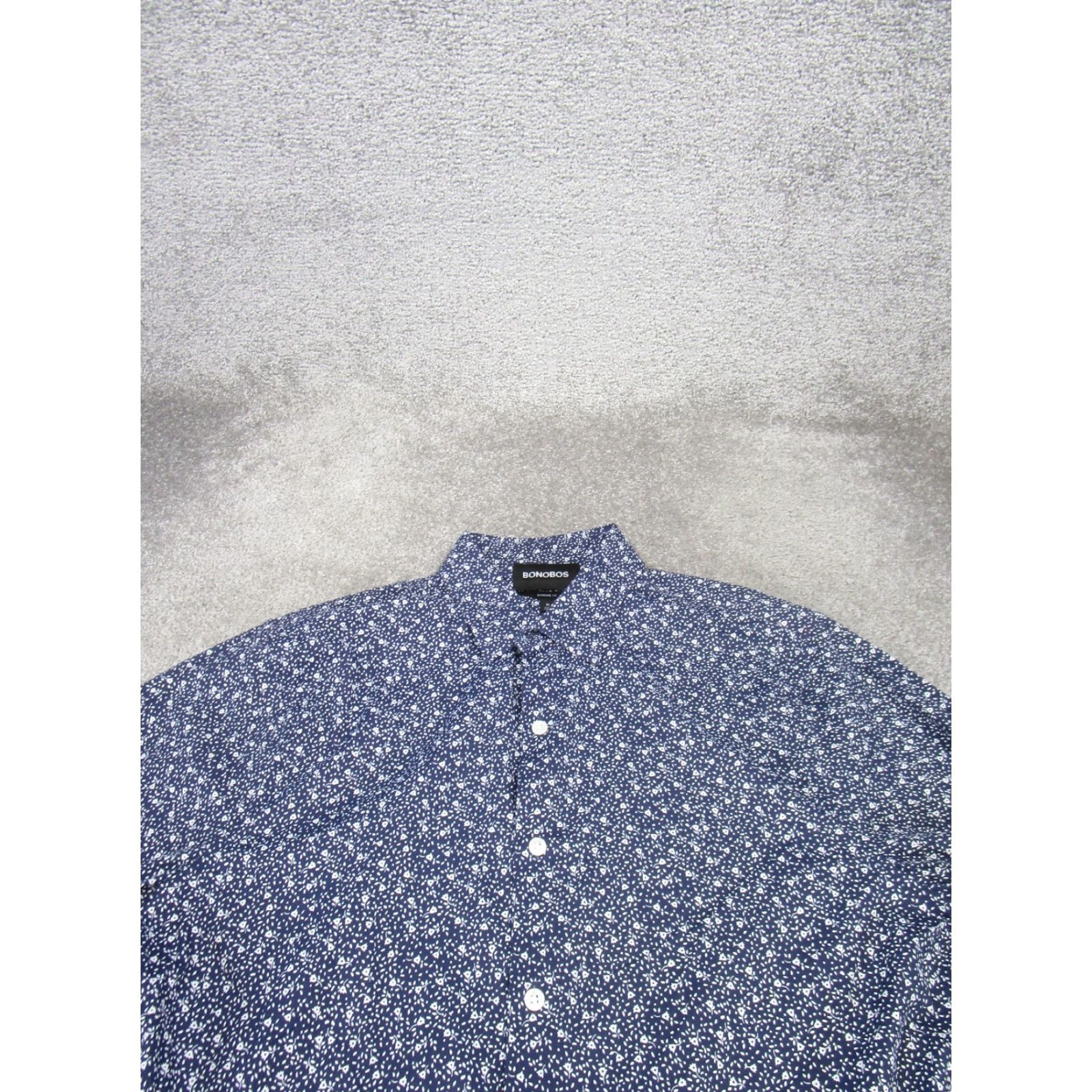 Bonobos Bonobos Shirt Mens Medium Long Sleeve Button Up Blue Floral Size US M / EU 48-50 / 2 - 2 Thumbnail