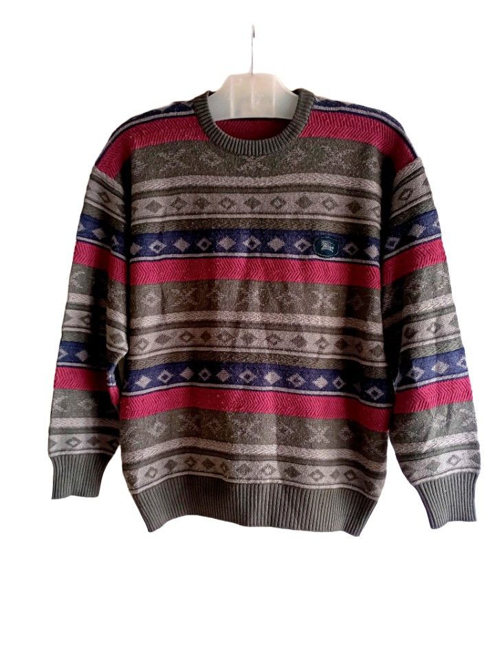 Burberry Vintage Burberry’s 90s vintage sweater wool Size US L / EU 52-54 / 3 - 1 Thumbnail