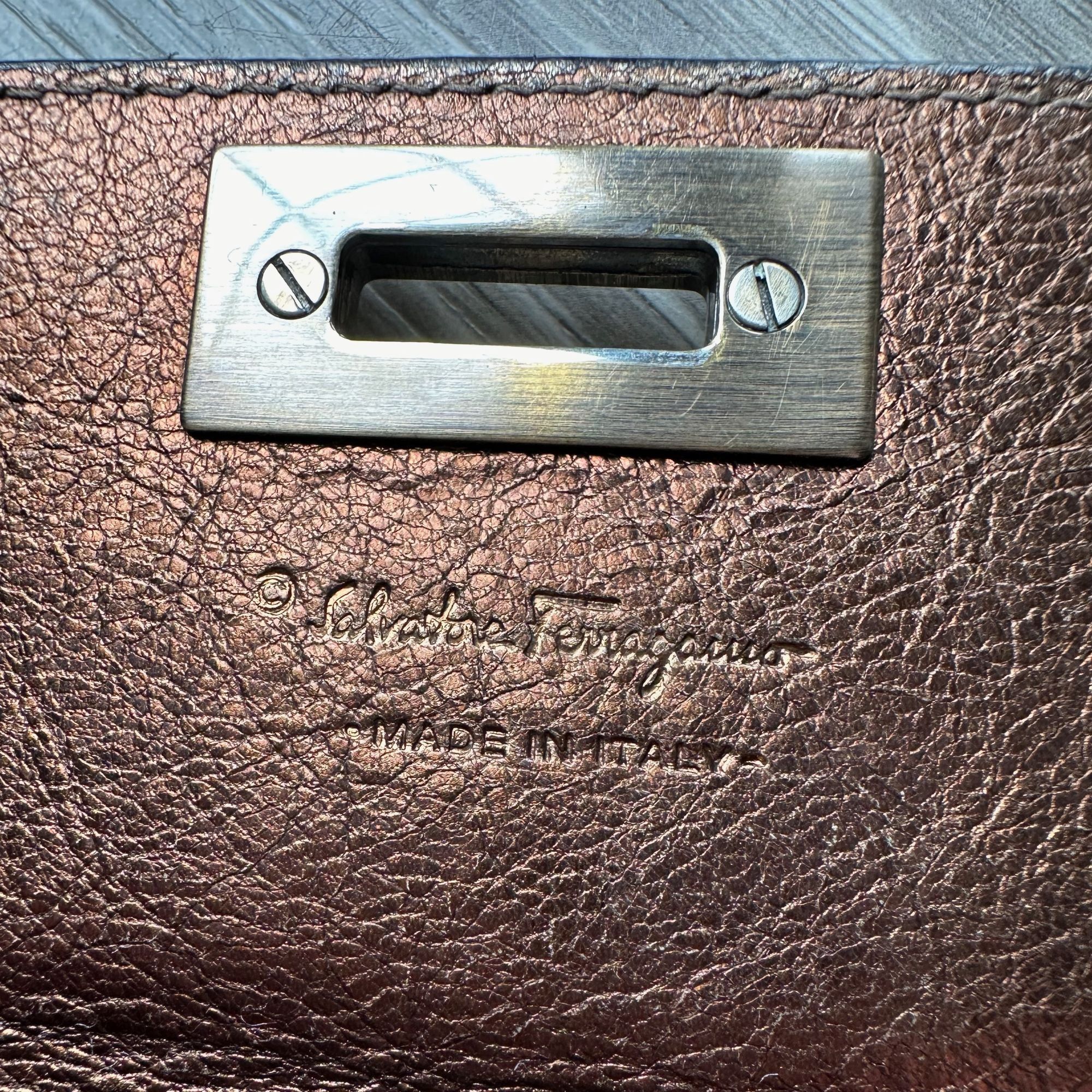 Salvatore Ferragamo Salvatore Ferragamo Metallic Tricolor Long Wallet with Dust Size ONE SIZE - 9 Thumbnail