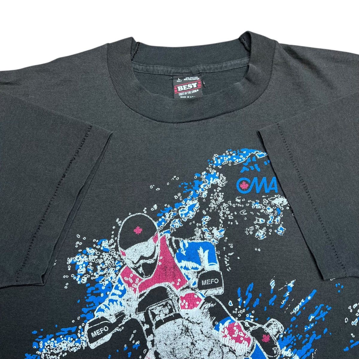 Other Vintage 1994 International Six Days Enduro Motocross T-Shirt Size US L / EU 52-54 / 3 - 3 Thumbnail