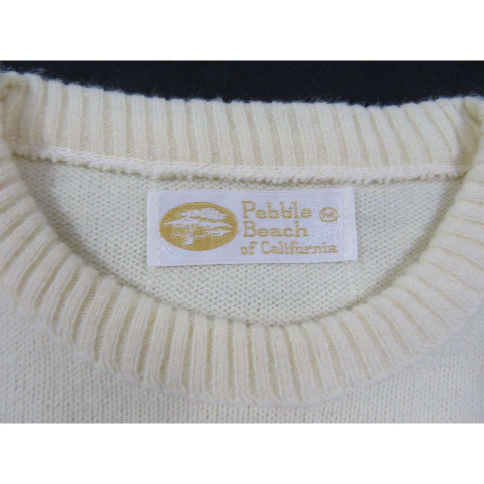 Other Pebble Beach of California Geometric Knit Sweater M? 1970s Size US M / EU 48-50 / 2 - 3 Thumbnail