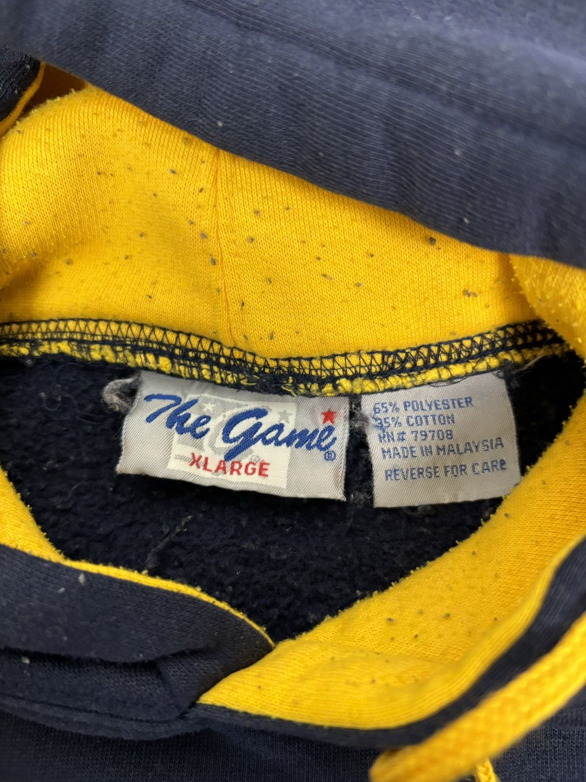 The Game Vintage the game u of m maize and blue hoodie Size US XL / EU 56 / 4 - 5 Thumbnail