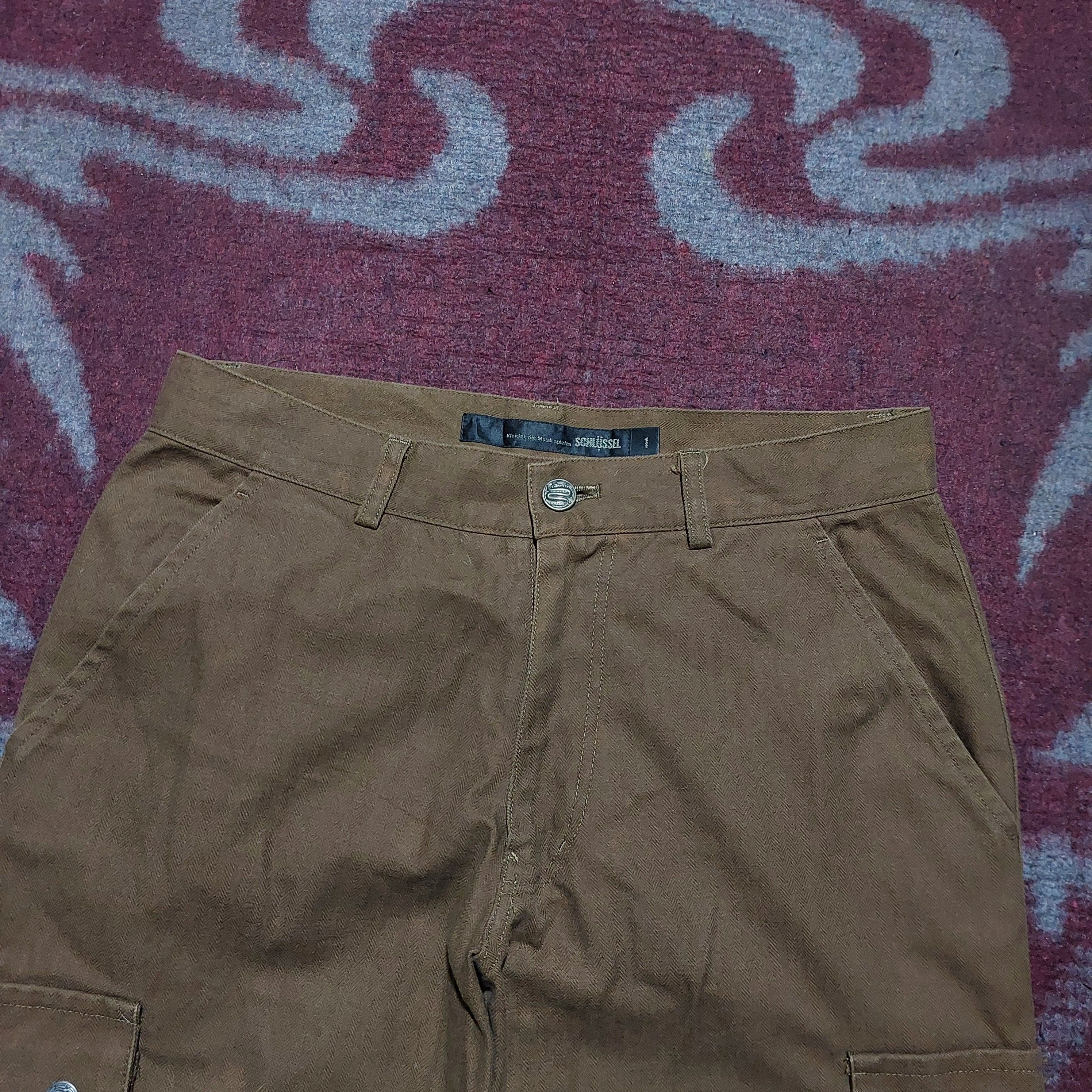 Schlussel Schlussel brown cargo flared pants Size US 30 / EU 46 - 3 Thumbnail
