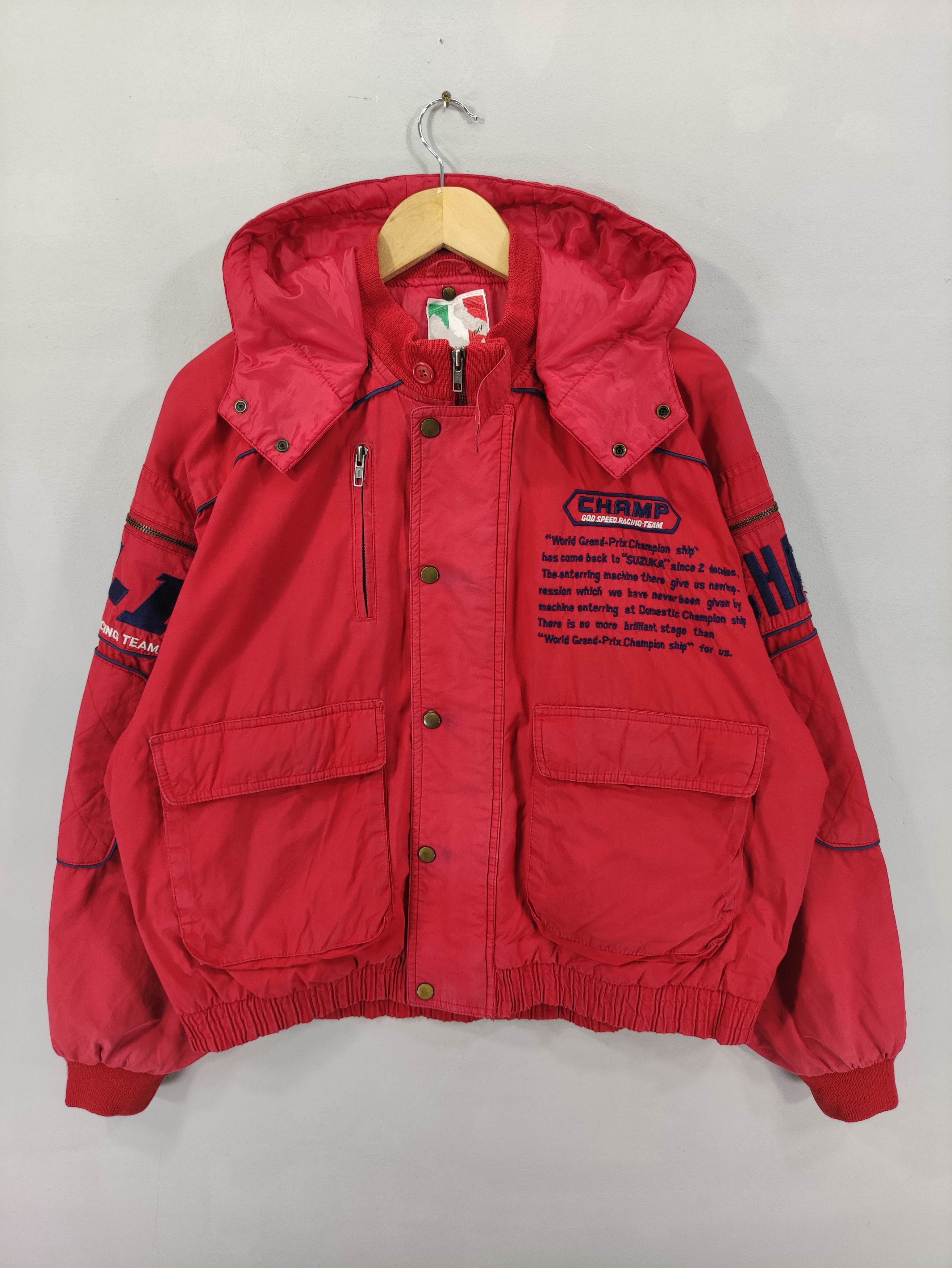 Vintage Corsairs F1 Champ Bomber Style Jacket Zipper Hoodie