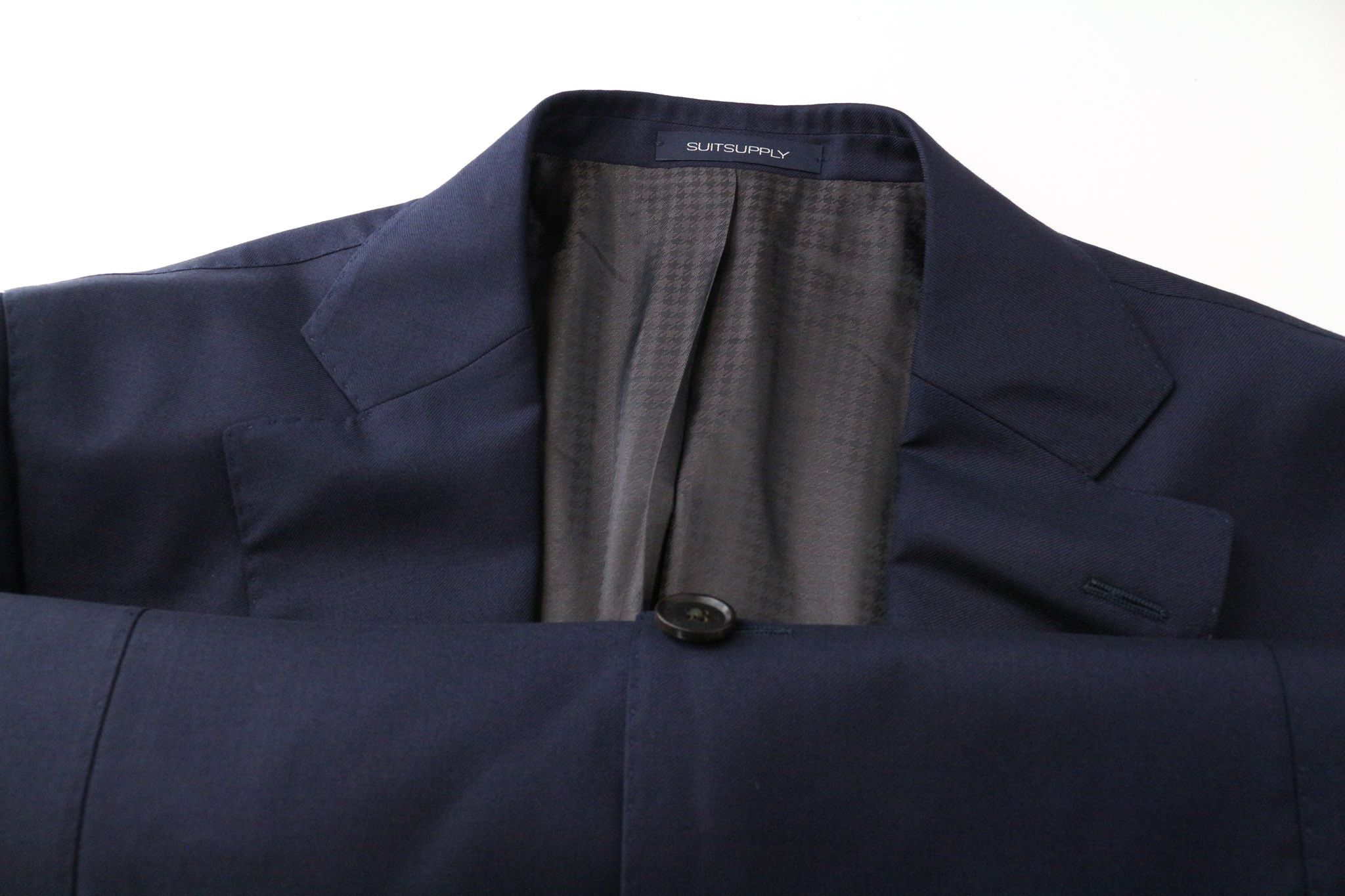 Suitsupply LA SPALLA UK44R Blue Wool 2 Piece Suit 75084 Size 44R - 7 Thumbnail