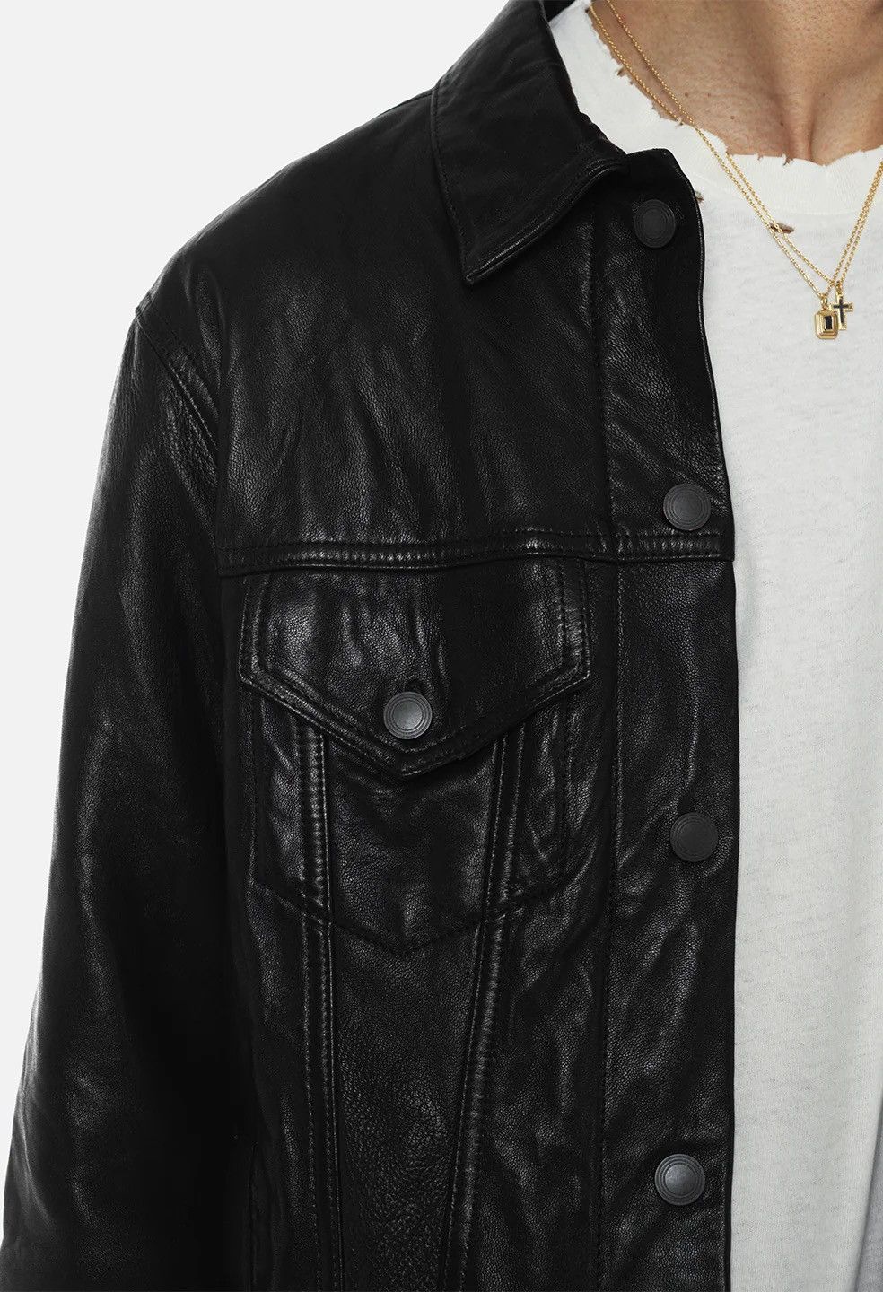 John Elliott Leather Thumper Jacket Type 3 Size US XS / EU 42 / 0 - 9 Thumbnail