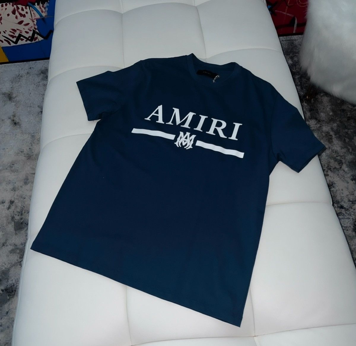 Amiri Amiri bar logo t shirt Size US M / EU 48-50 / 2 - 1 Thumbnail