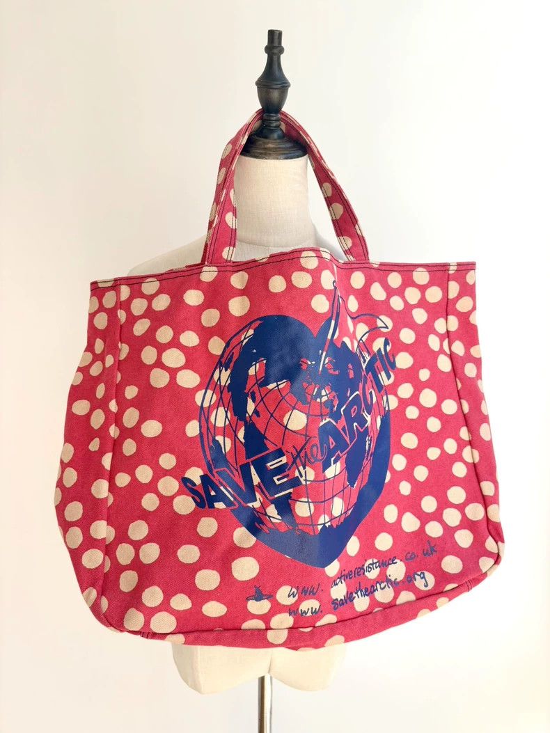 Vivienne Westwood Vivienne Westwood size os Pink polka dot canvas shoulder ba Size ONE SIZE - 1 Thumbnail