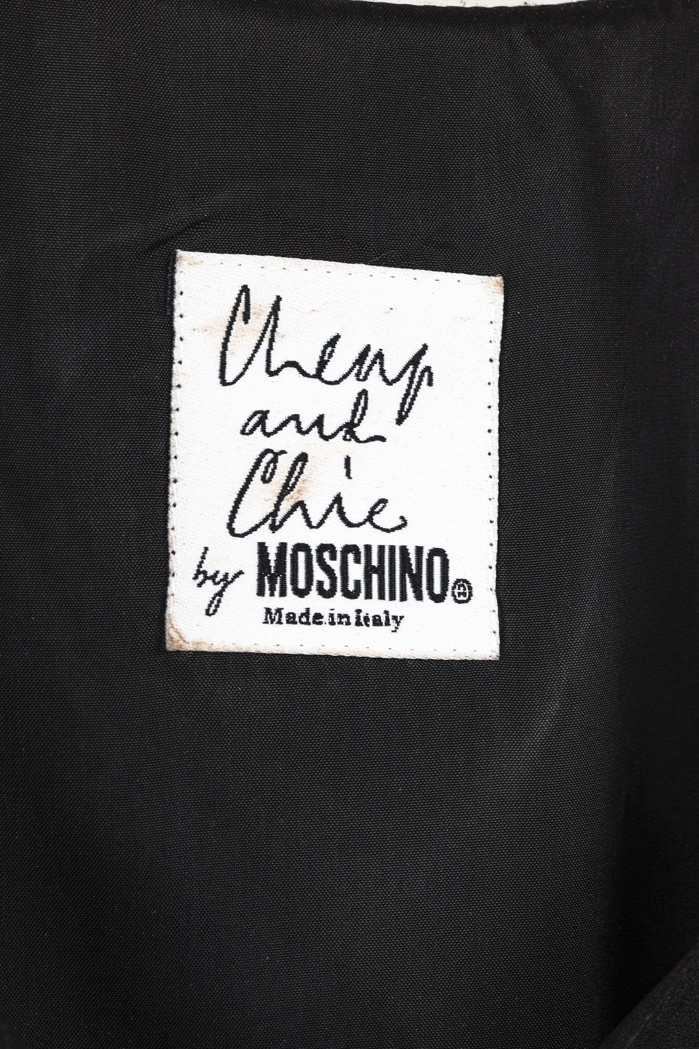 Moschino Moschino Cheap and Chic Black Tonal-Piping Sleeveless Dress Size L / US 10 / IT 46 - 4 Thumbnail