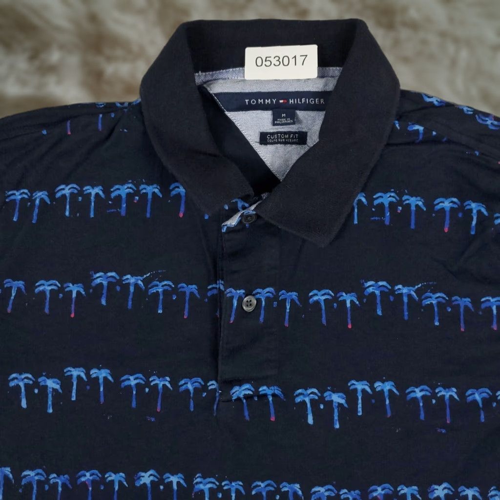 Tommy Hilfiger Tommy Hilfiger Polo Shirt Mens Medium Blue Casual Short Sleeve Activewear Size US M / EU 48-50 / 2 - 1 Thumbnail