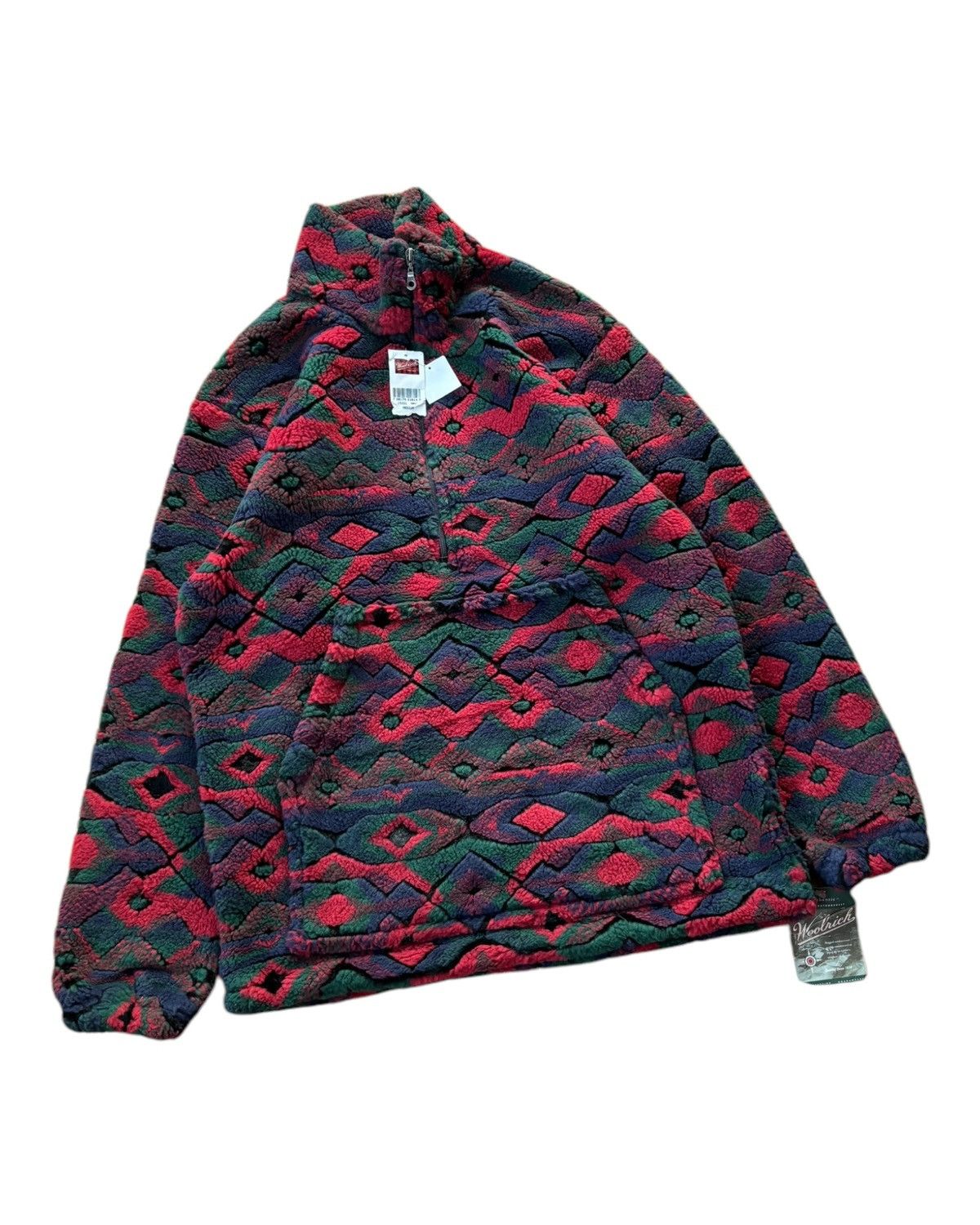 Woolrich Woolen Mills Vintage 1990s Woolrich Aztec Navajo Blanket Jacket Size US M / EU 48-50 / 2 - 14 Thumbnail