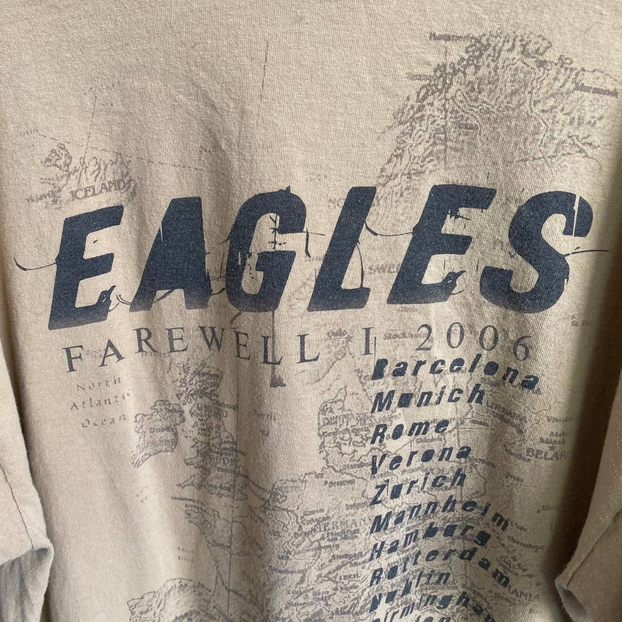 Band Tees × Vintage Vintage Eagles Farewell Tour 2006 big graphic logo band tee Size US XL / EU 56 / 4 - 12 Thumbnail