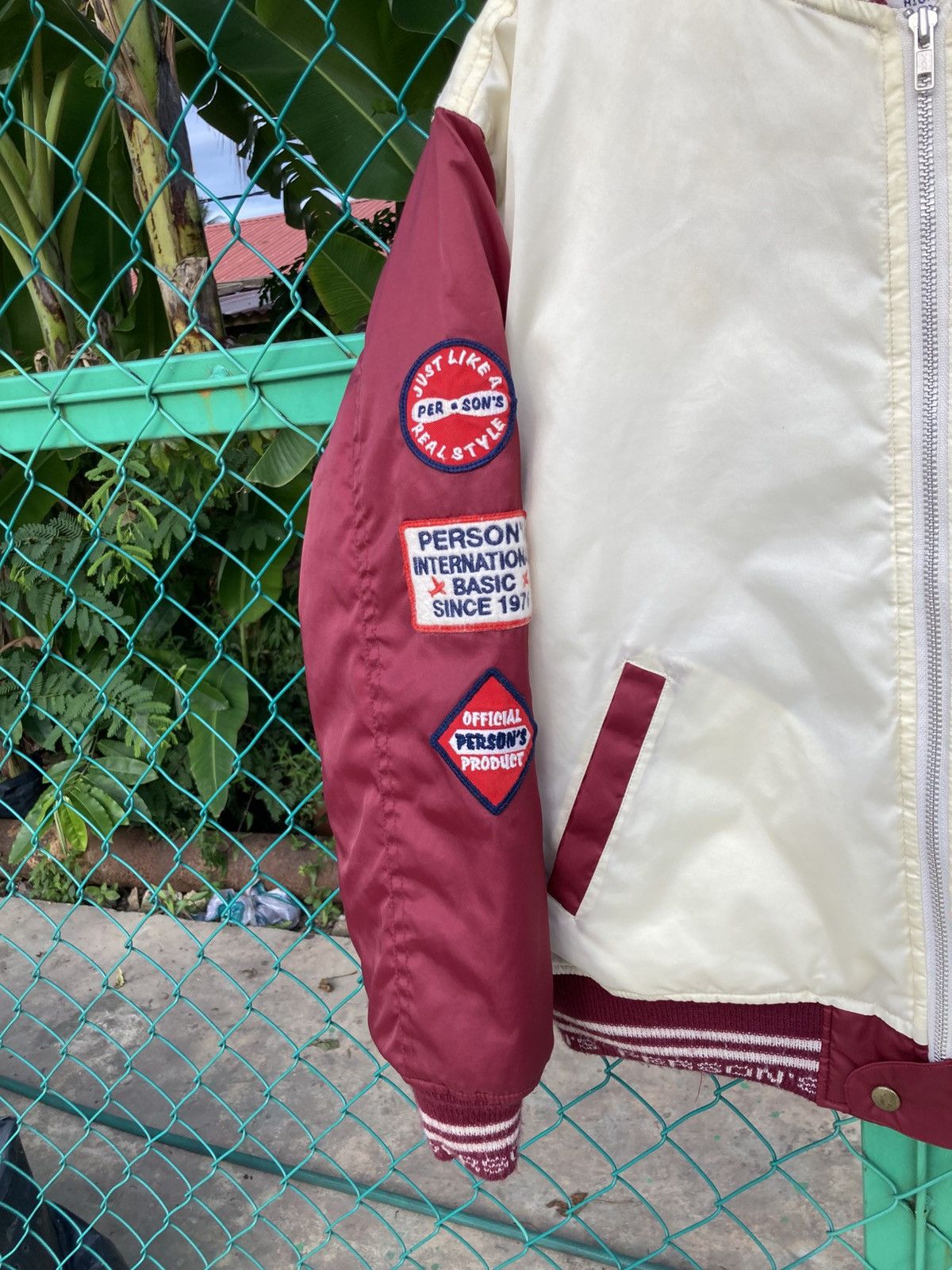 PERSON'S Vintage Person’s Japan Patch Logo Varsity jacket Boxy fit Size US L / EU 52-54 / 3 - 5 Thumbnail