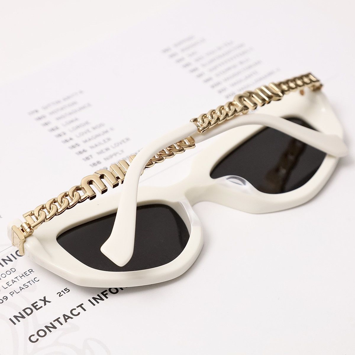 Miu Miu MIU MIU 0MU 12WS SUNGLASSES Size ONE SIZE - 7 Thumbnail