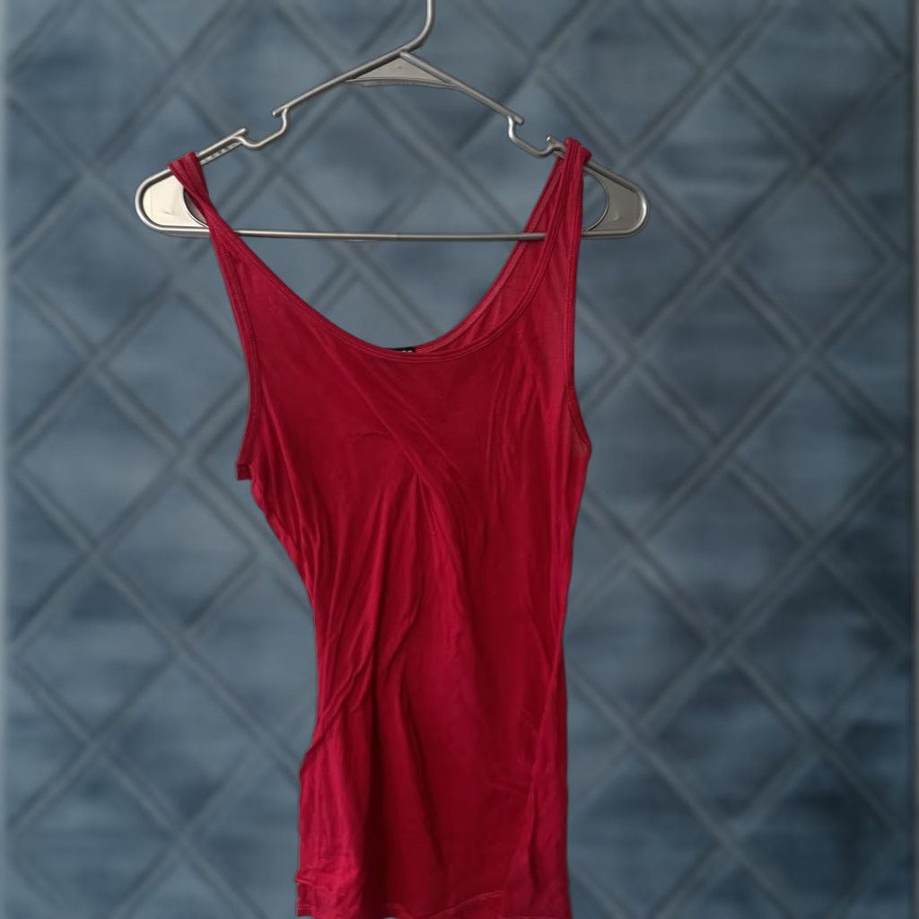 Express Express Women Red Tank Sleeveless Lightweight Top Large Size L / US 10 / IT 46 - 1 Thumbnail