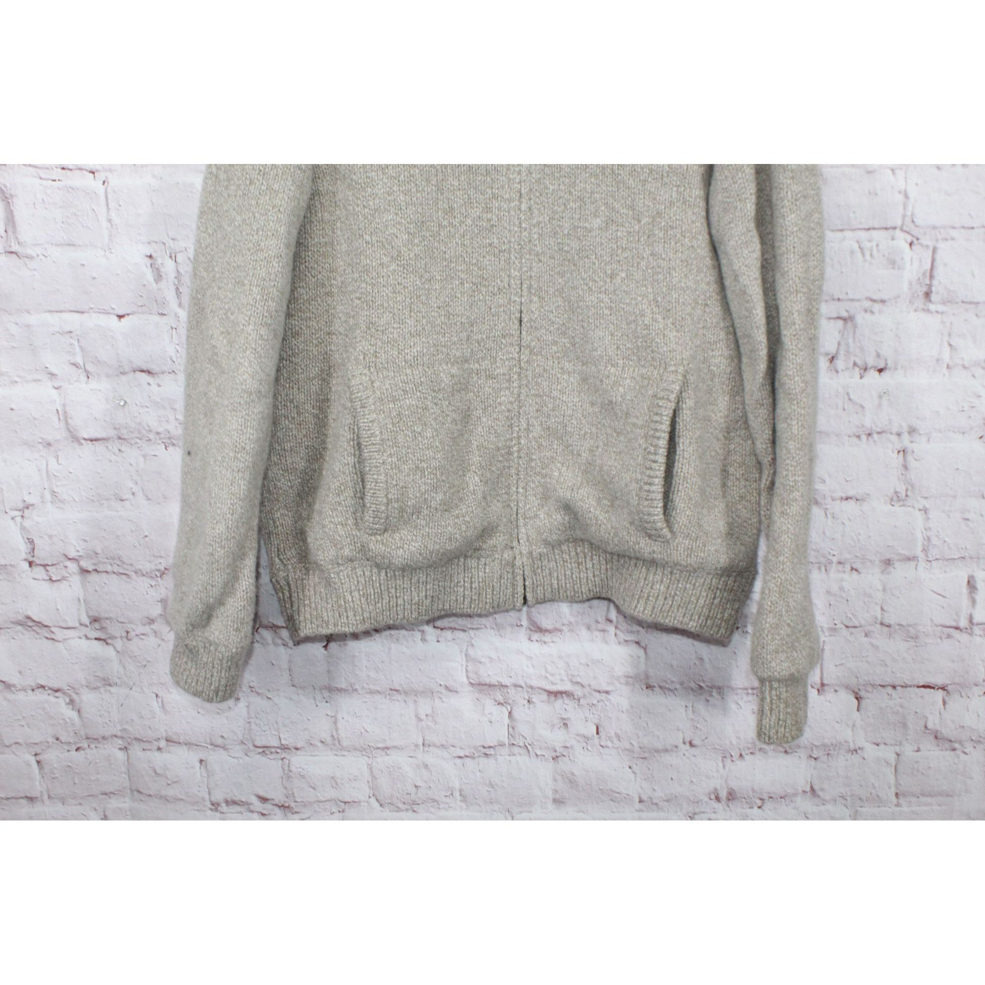L.L. Bean LL Bean Men's Ragg Wool Sweater Full Zip Flannel Lined Size US XL / EU 56 / 4 - 3 Thumbnail