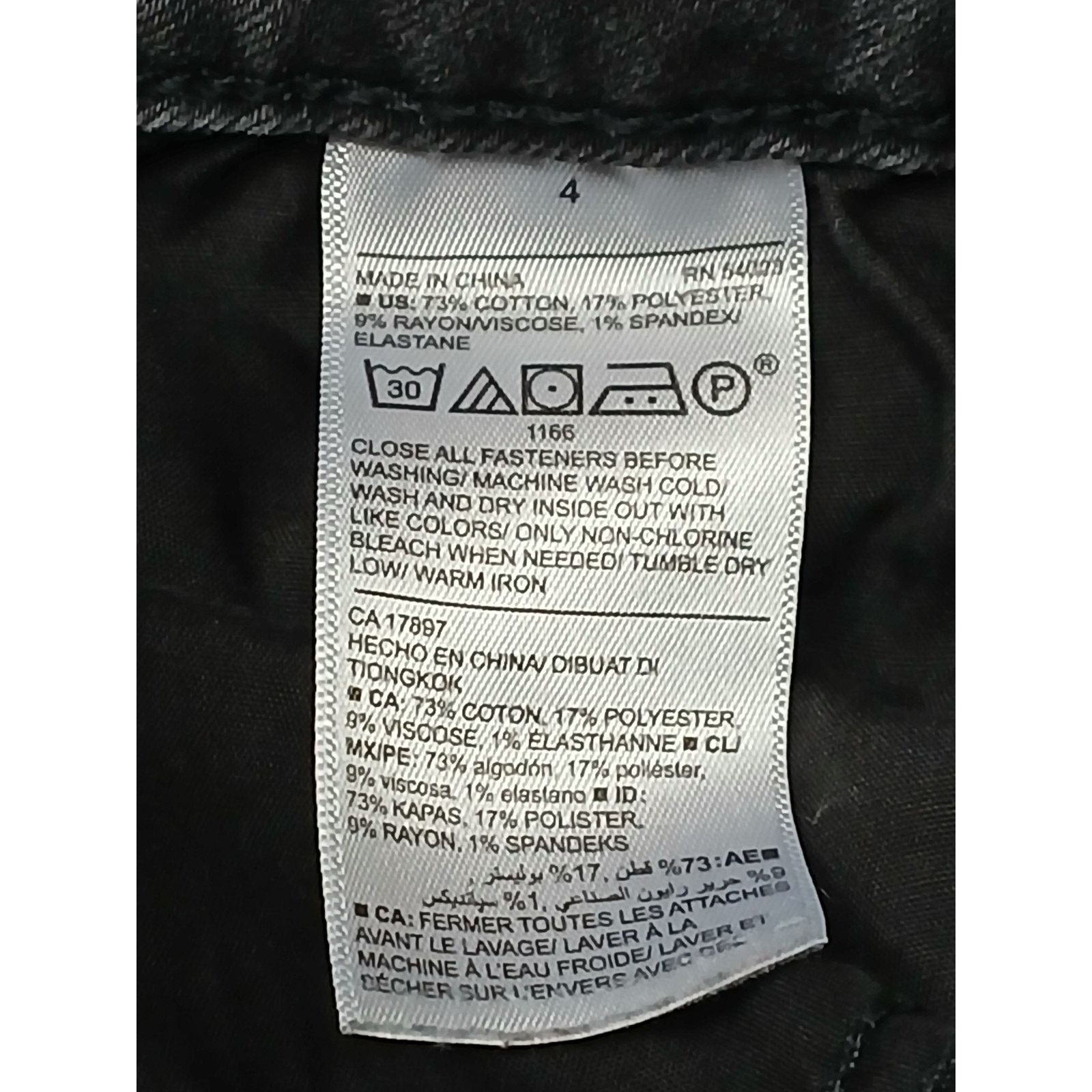 Old Navy Old Navy (4) Women's Black Rockstar Super Skinny Jeans Size 27" / US 4 / IT 40 - 8 Thumbnail
