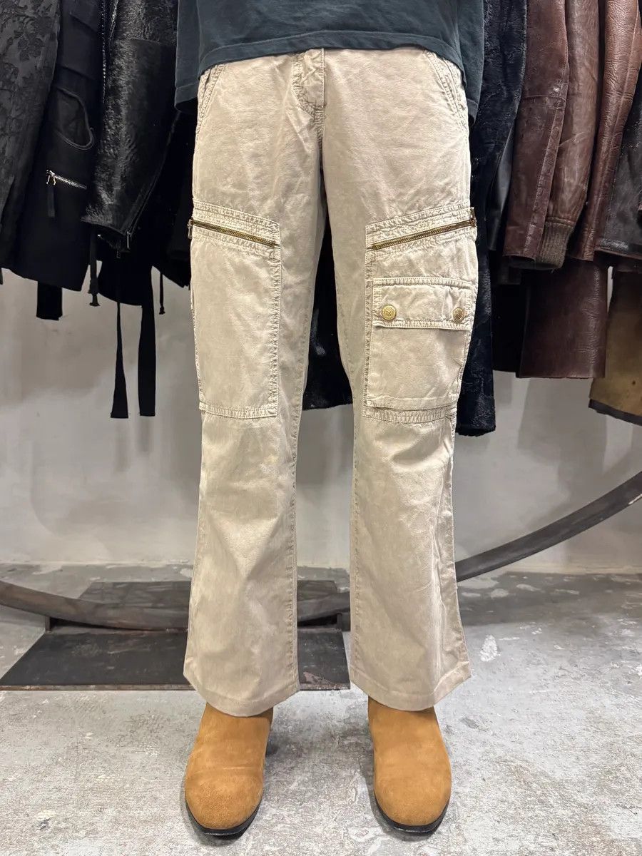 Dolce & Gabbana 2000s Dolce & Gabbana Grey Army Cargo Pants Size US 30 / EU 46 - 2 Thumbnail