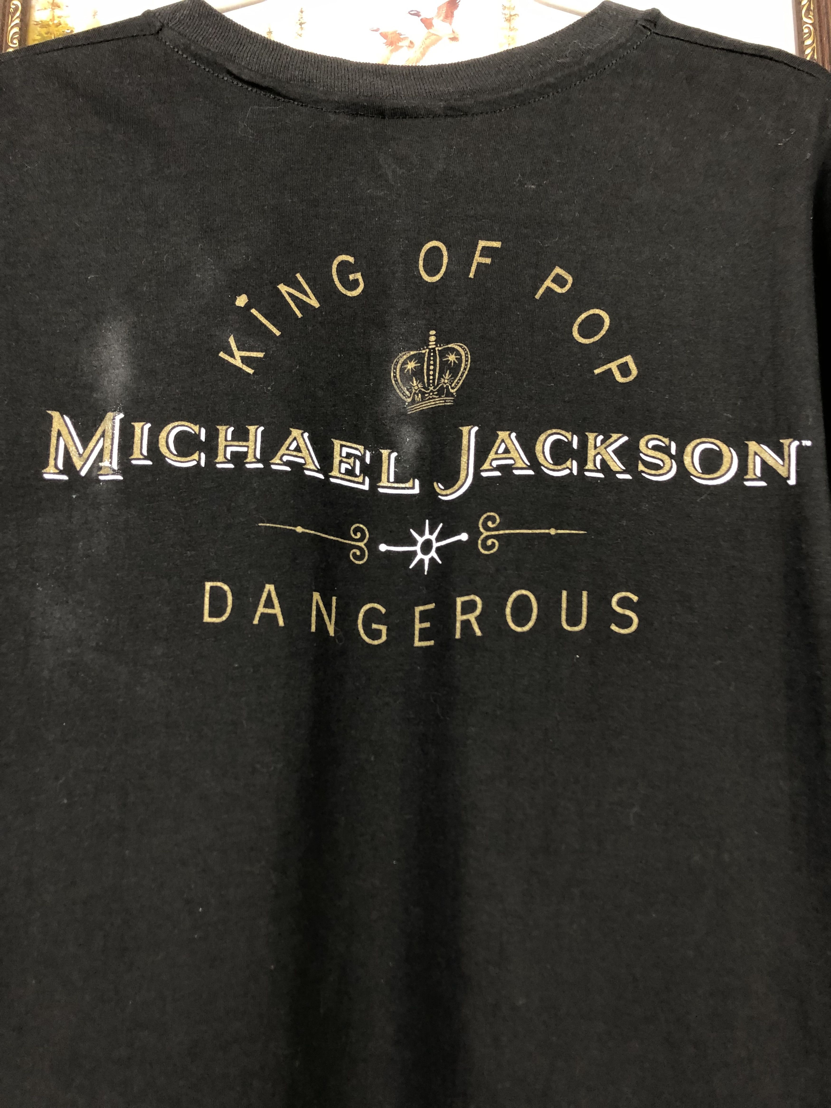 Band Tees Vintage 1992 Michael Jackson Dangerous Tee King Of Pop Rare Size US L / EU 52-54 / 3 - 10 Thumbnail