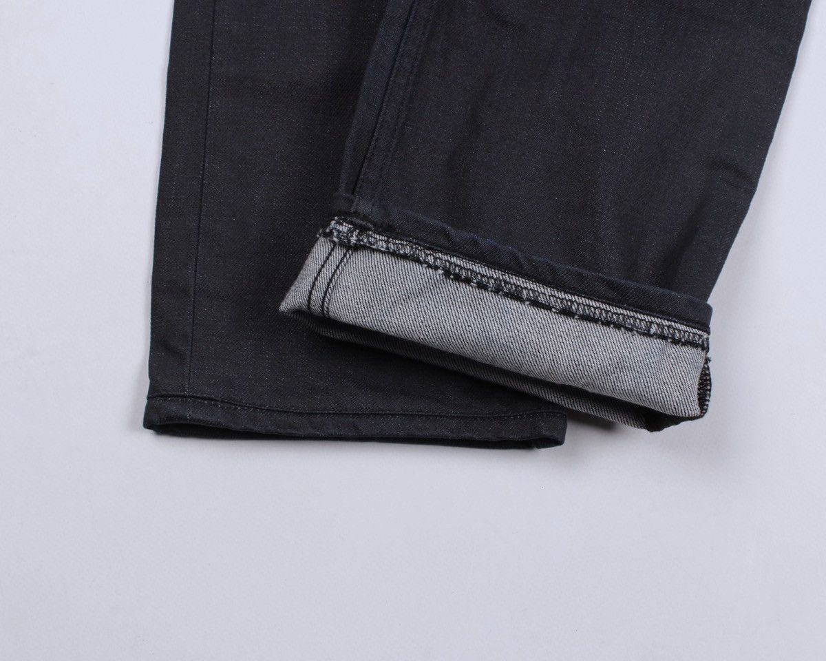 Burberry × Designer BURBERRY London Steadman Dark Blue Jeans Leather Metal Logo Size US 28 / EU 44 - 9 Thumbnail