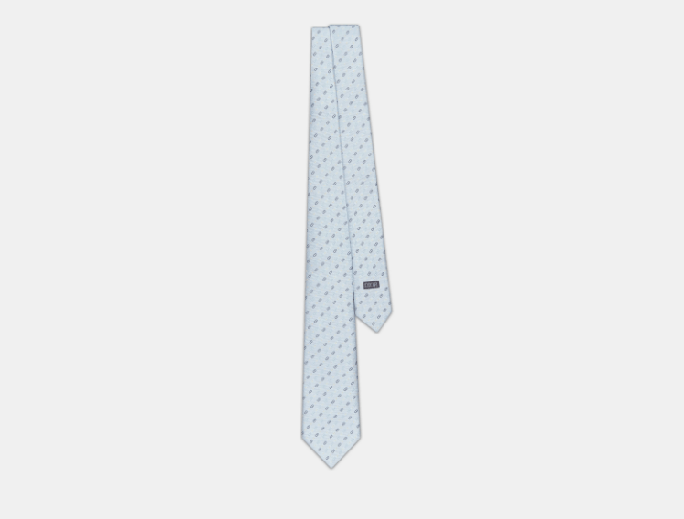 Dior o1w1db11025 51C104 Size : OS / CD Icon Tie in Blue/Yellow Size ONE SIZE - 3 Thumbnail