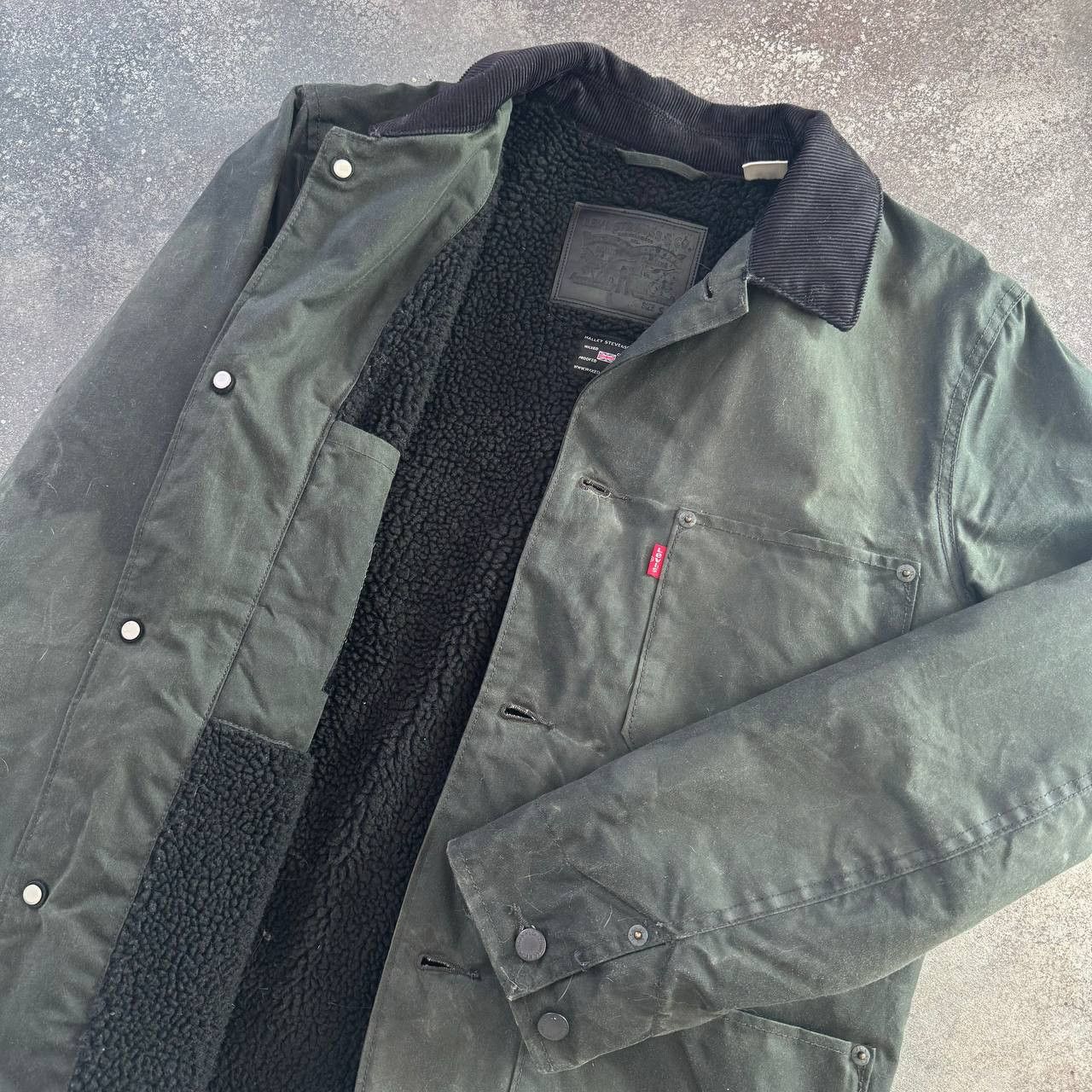 Levi's Levis x Halley Stevensons Vintage Rare Waxed Cotton Jacket Size US S / EU 44-46 / 1 - 5 Thumbnail