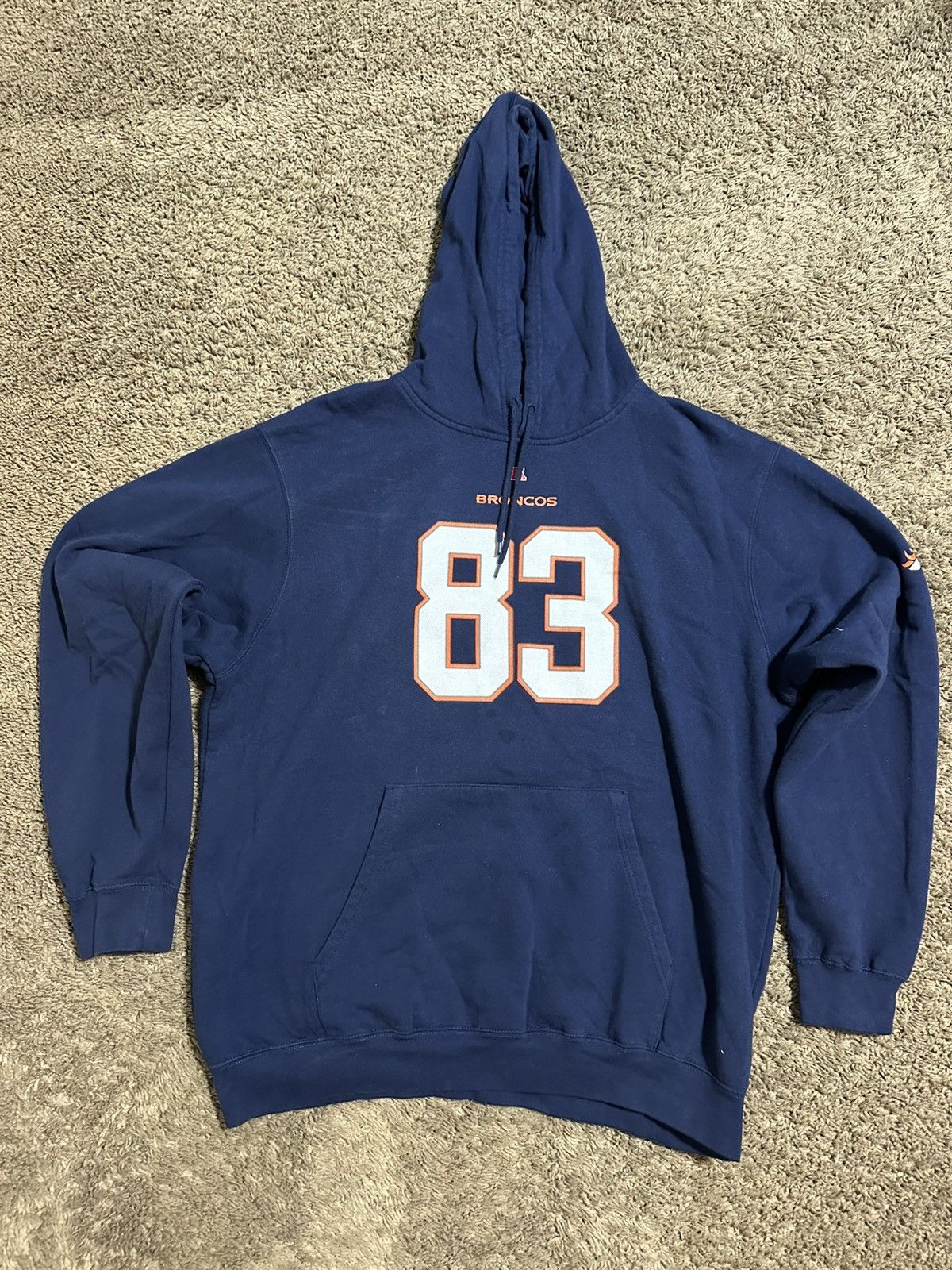 NFL Vintage NFL Denver Broncos “welker” hoodie 00s size xl Size US XL / EU 56 / 4 - 1 Thumbnail