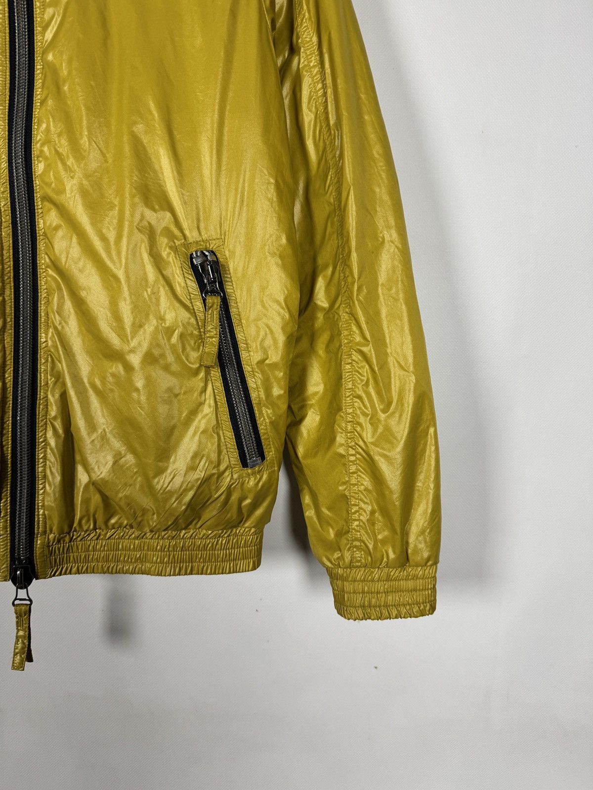 Duvetica Men’s Duvetica Hooded Zip Up Yellow Down Jacket Italy Sz 48 Size US M / EU 48-50 / 2 - 5 Thumbnail