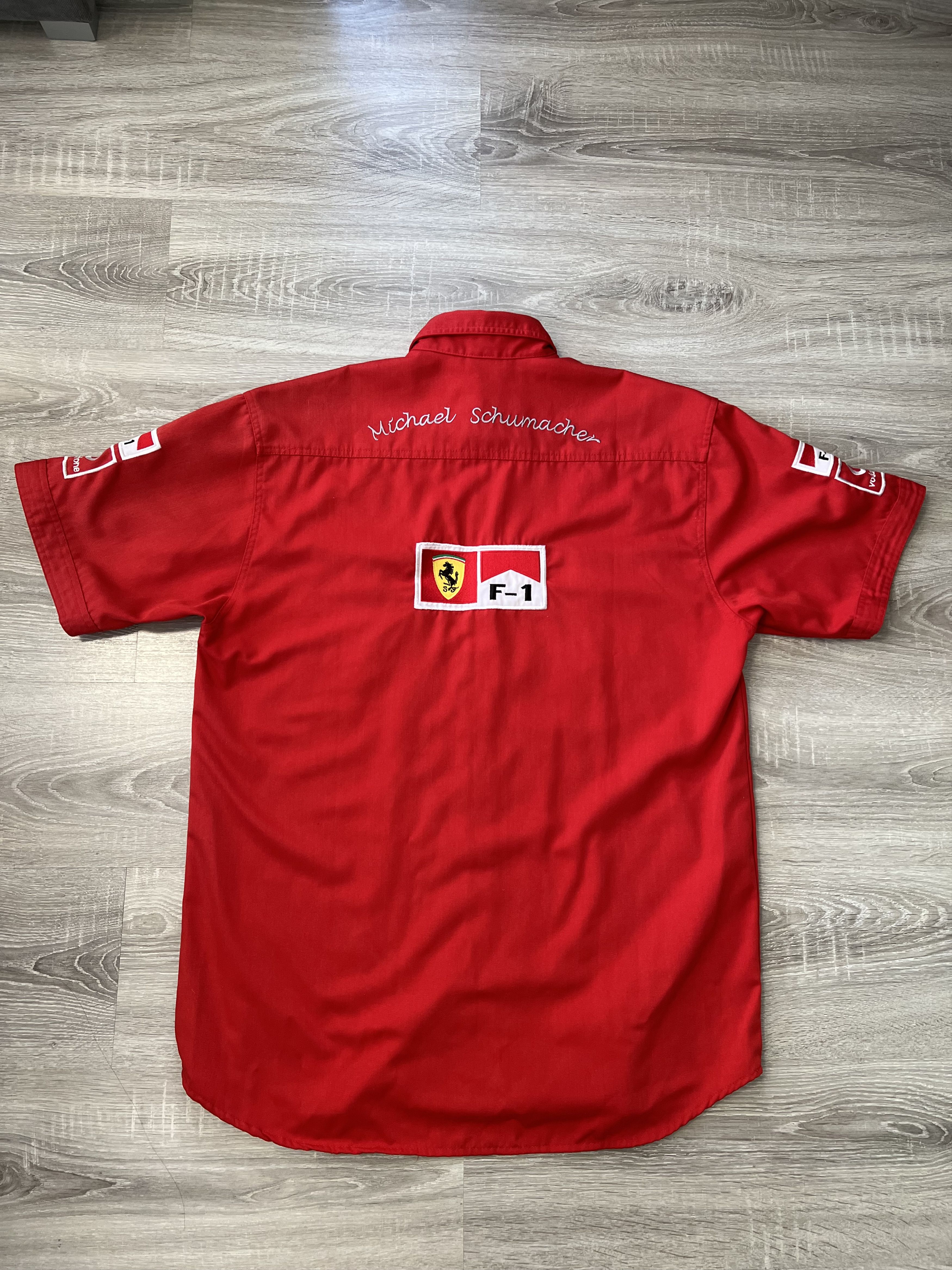 Ferrari Ferrari F1 Vodafone Schell Pocket Shirt Red Racing Size US XXL / EU 58 / 5 - 9 Thumbnail