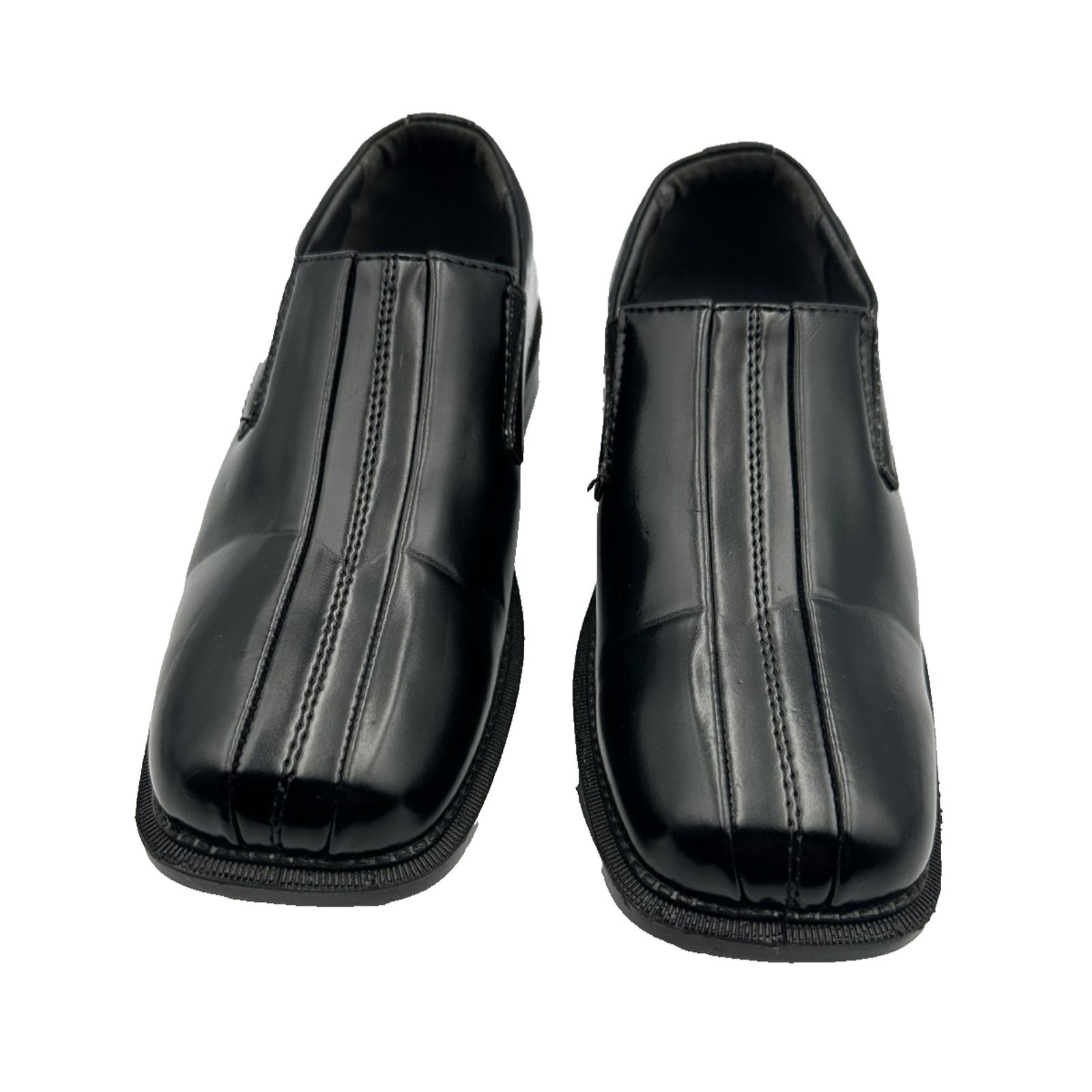 Other Deer Stags Wings Boys Faux Leather Square Toe Twin Slip On Size US 5 / EU 37 - 1 Thumbnail
