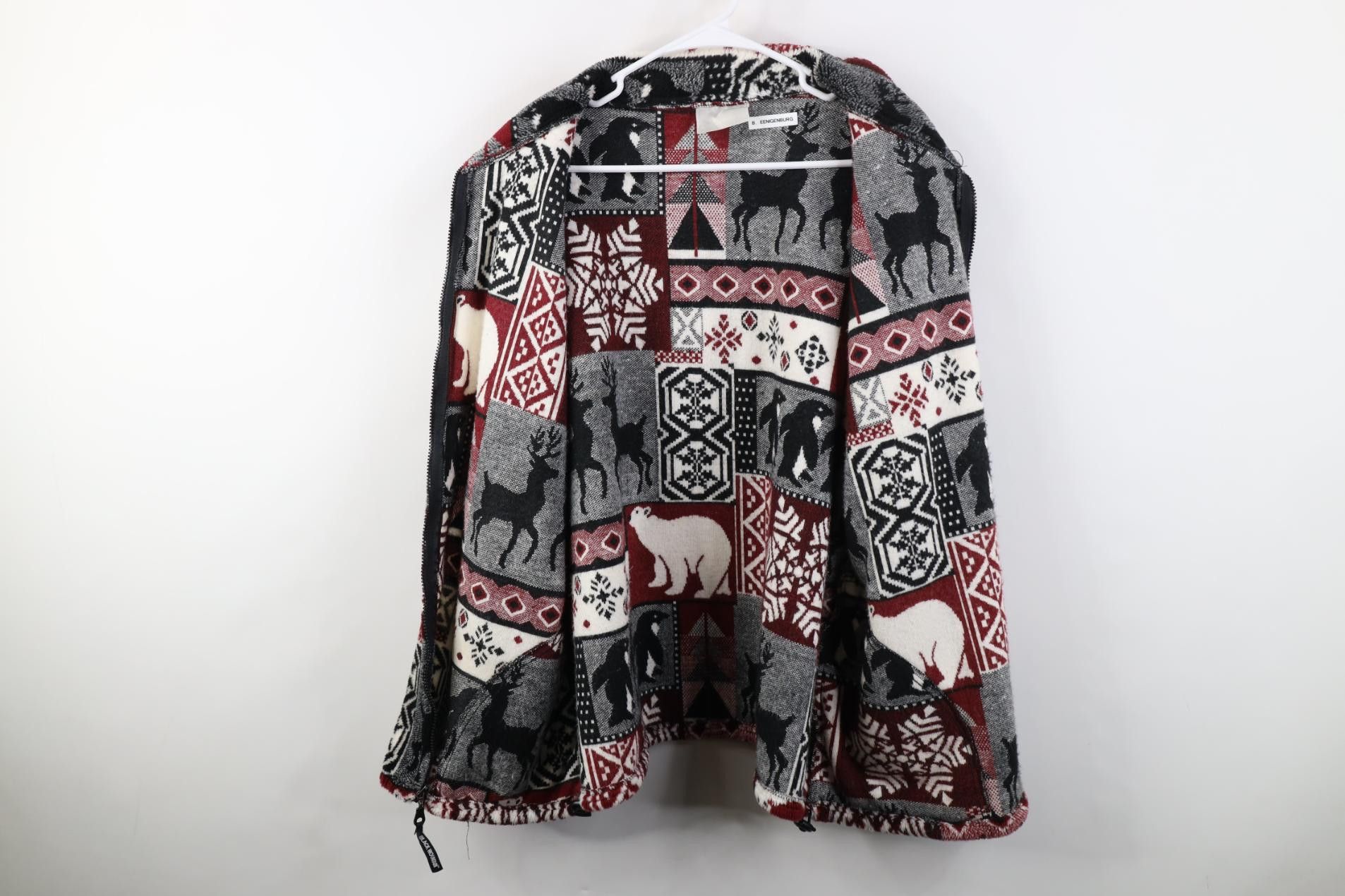 Vintage Vintage 90s Streetwear Penguin Polar Bear Over Print Jacket Size XL / US 12-14 / IT 48-50 - 11 Thumbnail