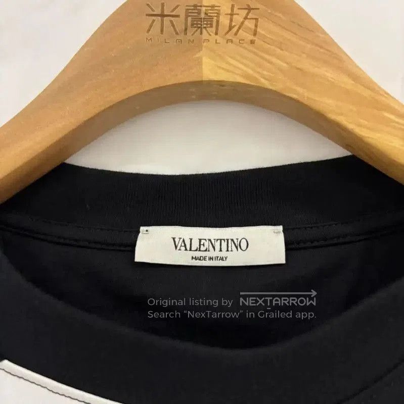 Valentino Valentino Black Cotton Printed Graphic T-Shirt . Size US S / EU 44-46 / 1 - 3 Thumbnail