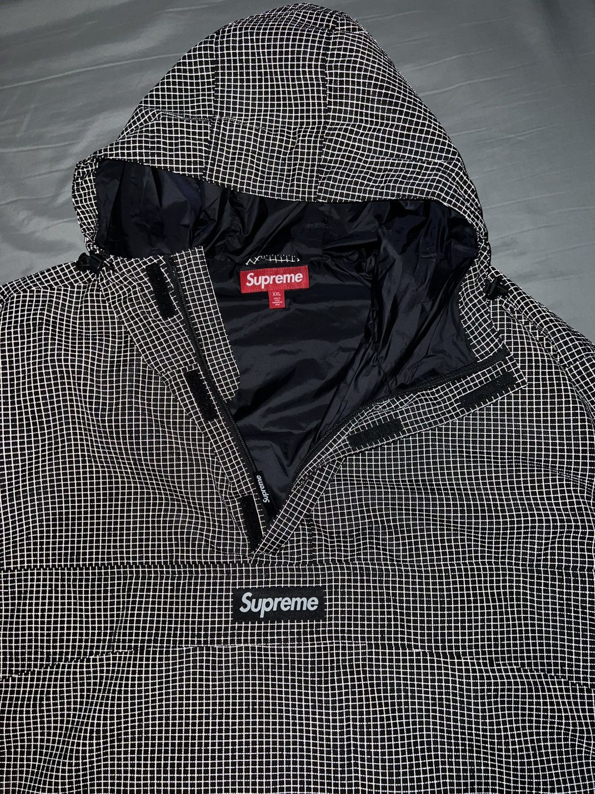 Supreme Reflective Ripstop Anorak Black Size XXL/2XL