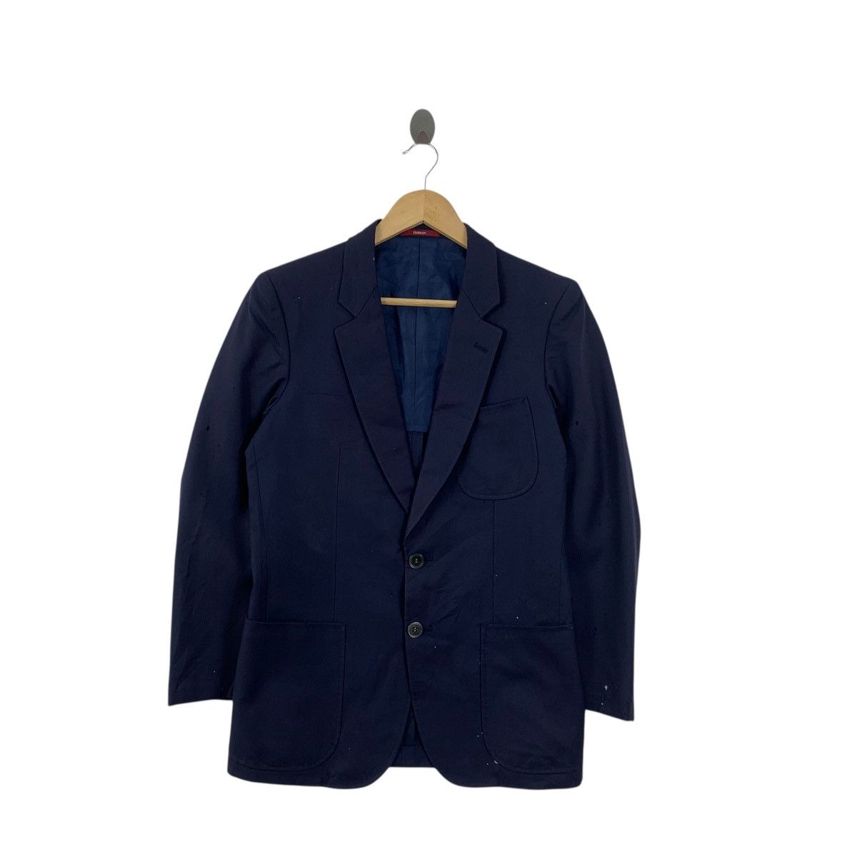 Yohji Yamamoto Vintage YOHJI YAMAMOTO DURBAN x PIATTELLI Wool Blazer Coat Size 42R - 3 Thumbnail
