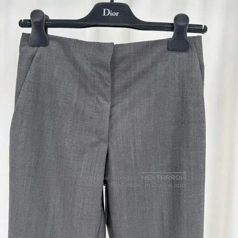 Dior Dior Grey Wool Logo Women's Casual Pants . Size 23" - 3 Thumbnail