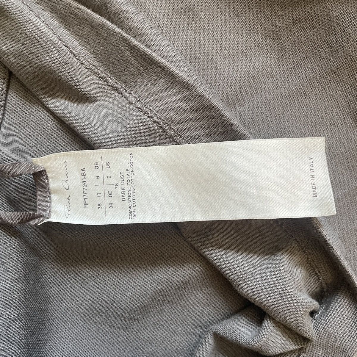 Rick Owens Rick Owens Mainline FW17 Glitter Sweatshirt Unisex Dark Dust Size US M / EU 48-50 / 2 - 6 Thumbnail